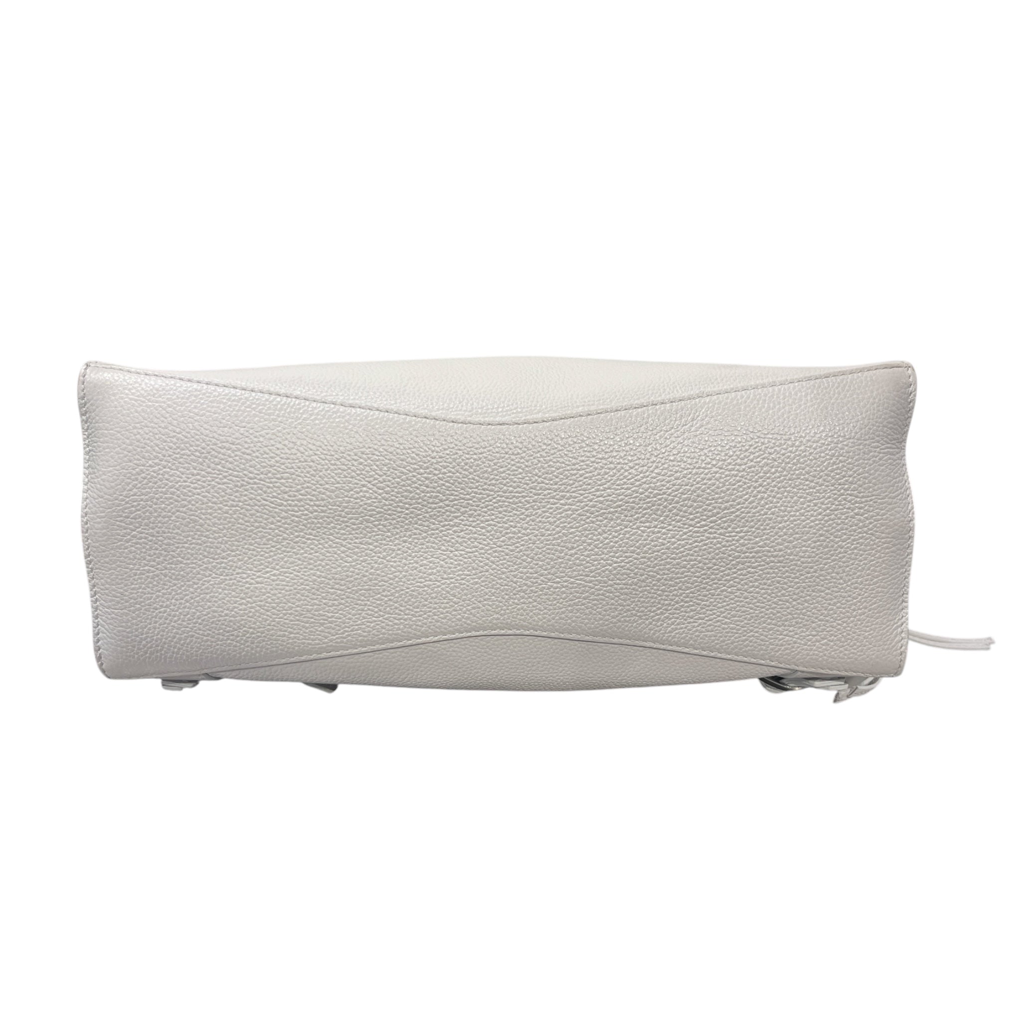 BALENCIAGA/Hand Bag/Leather/WHT/PEARL GREY W SILVER HARDWARE view 3