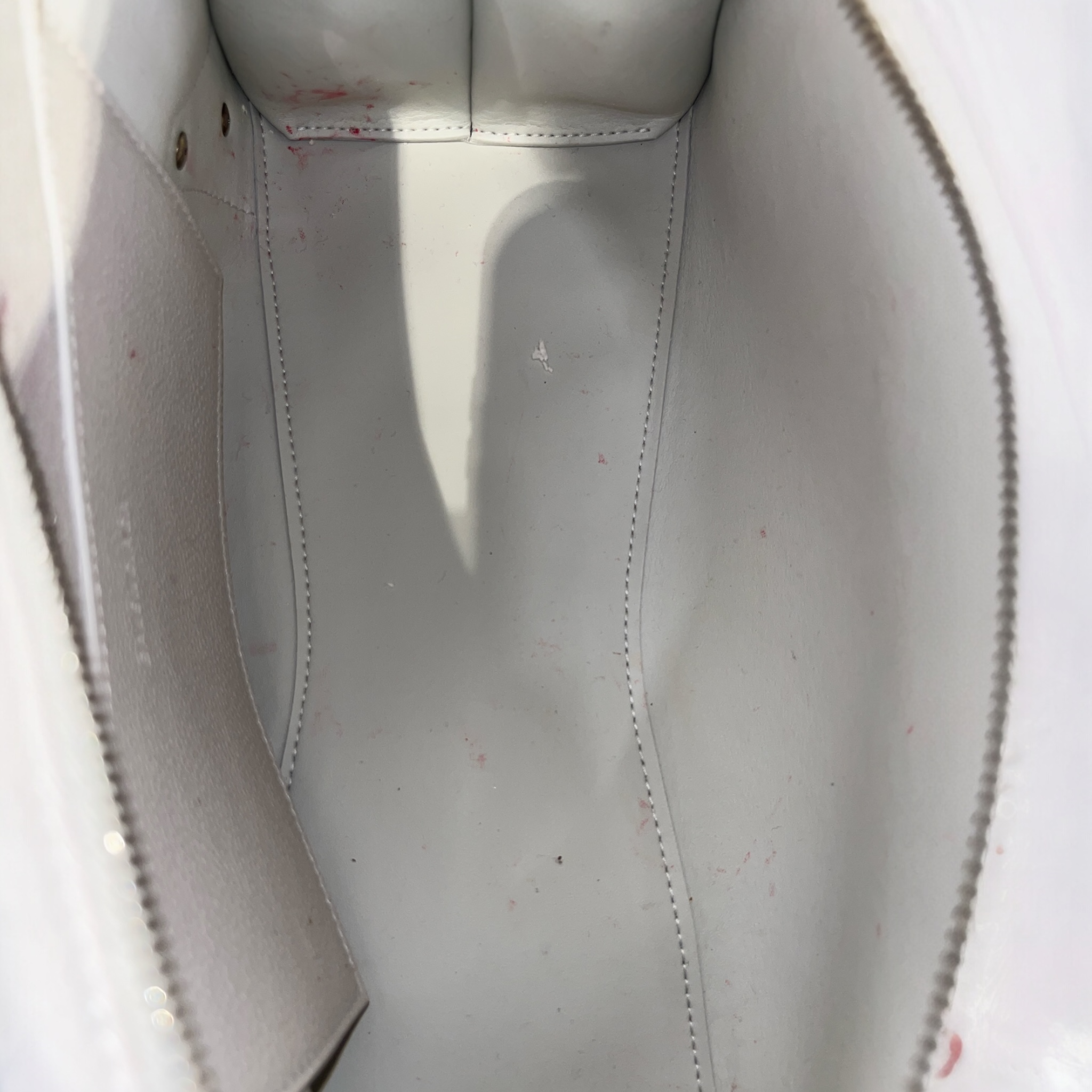 BALENCIAGA/Hand Bag/Leather/WHT/PEARL GREY W SILVER HARDWARE view 4