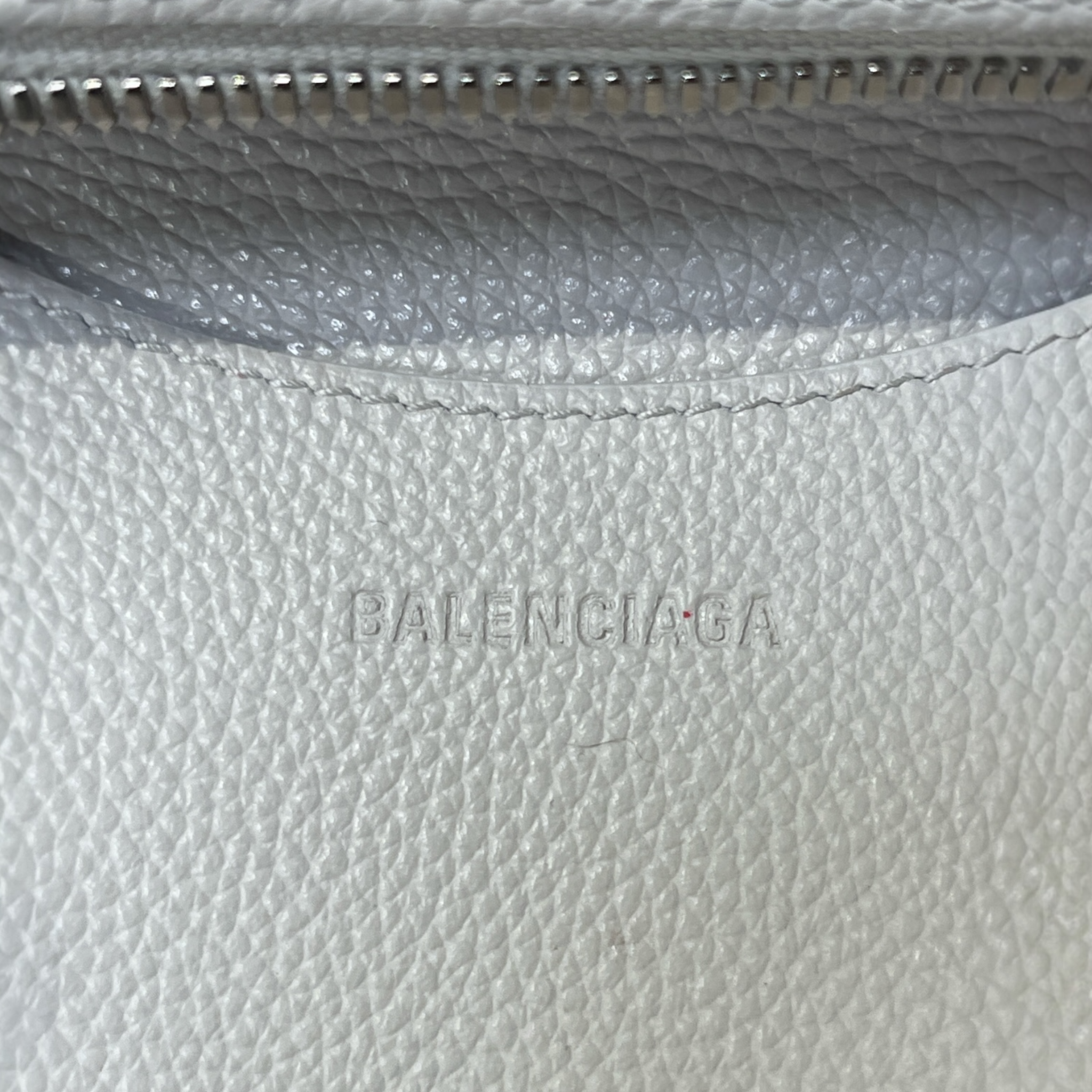 BALENCIAGA/Hand Bag/Leather/WHT/PEARL GREY W SILVER HARDWARE view 5