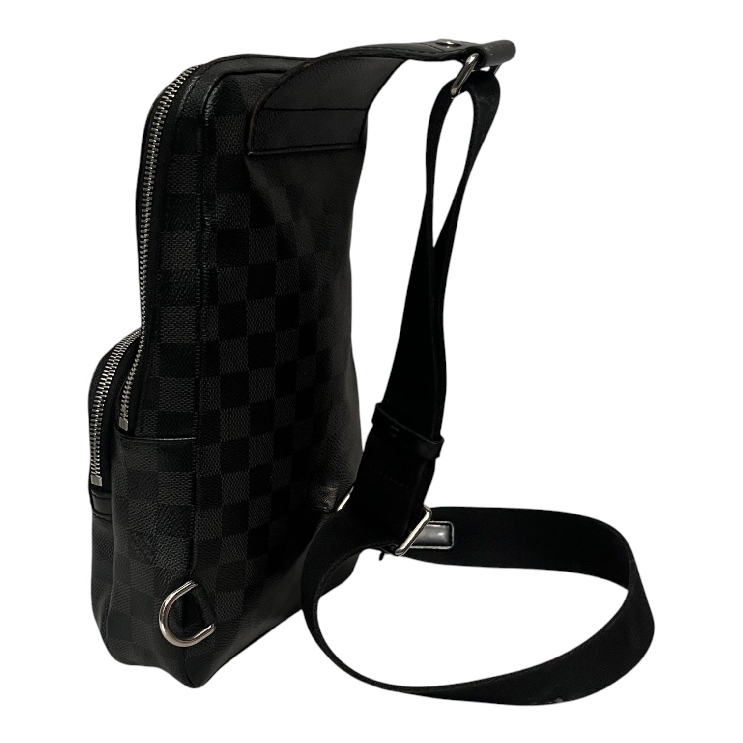 LOUIS VUITTON/Bag/Monogram/Leather/BLK/damier graphite sling view 3