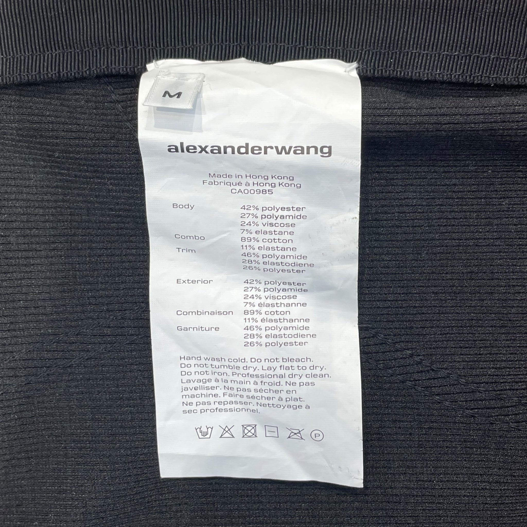 Alexander Wang/Bottoms/M/Cotton/BLK/alexander wang view 4