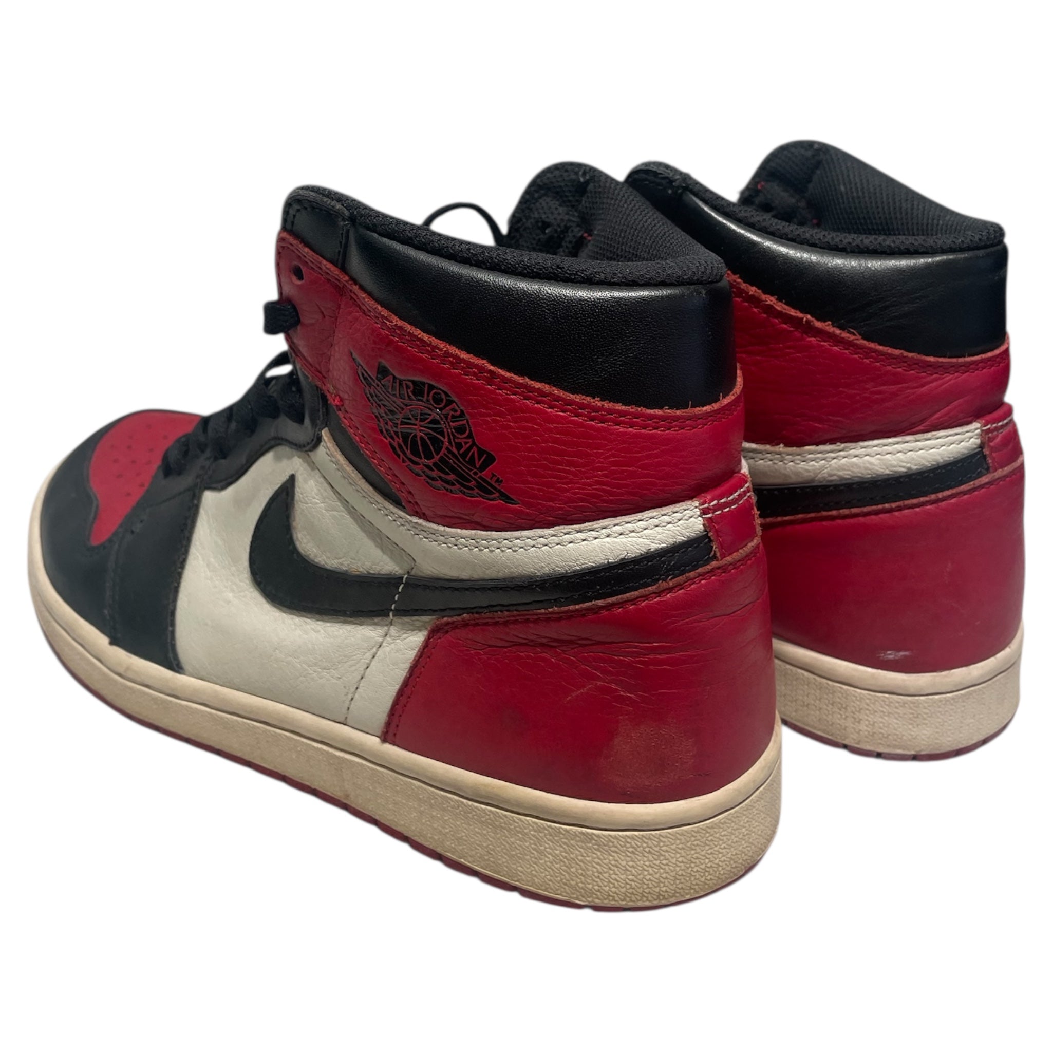 NIKE/Hi-Sneakers/US 10.5/Leather/RED/AIR JORDAN 1 BRED TOE view 2