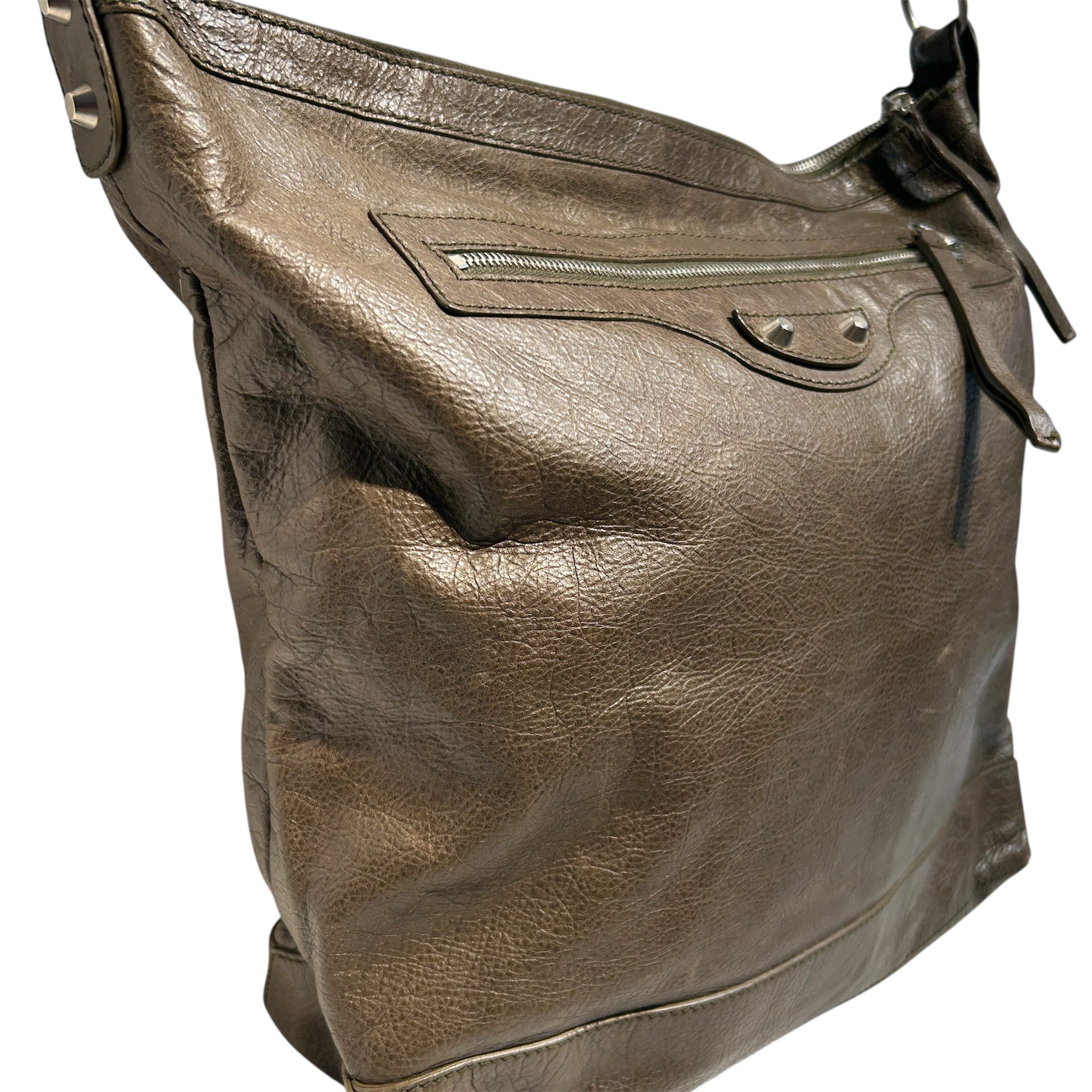 BALENCIAGA/Cross Body Bag/Leather/BRW/day hobo bag view 6