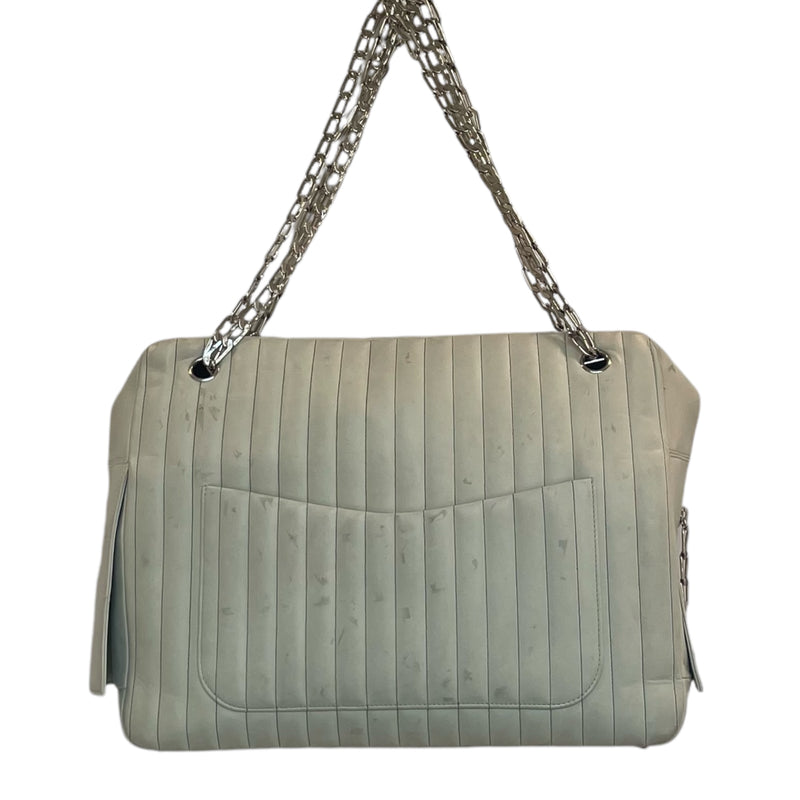 CHANEL/Hand Bag/Lambskin/GRN/LITE GRN/PISASICO/CHAIN HANDLE