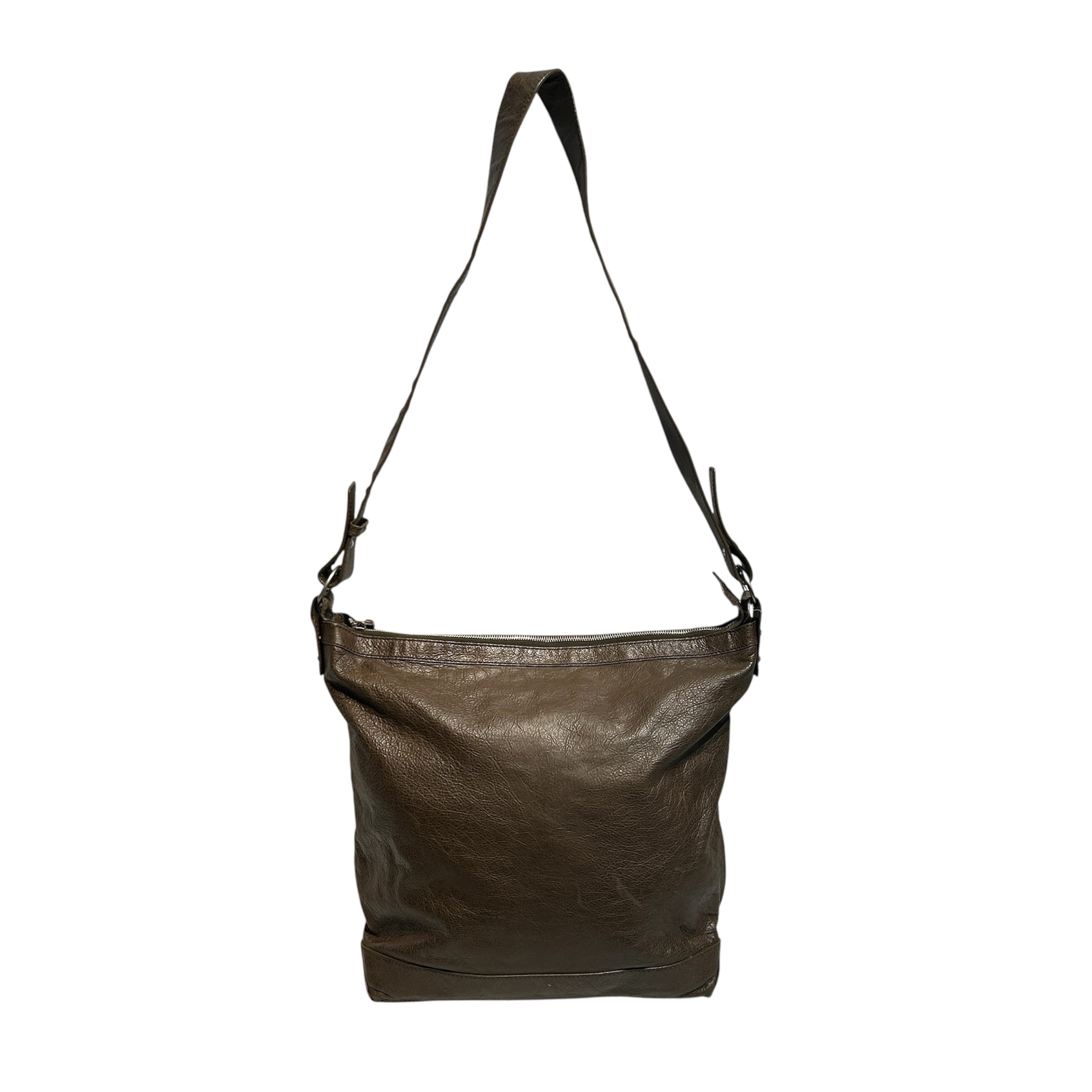 BALENCIAGA/Cross Body Bag/Leather/BRW/day hobo bag view 2