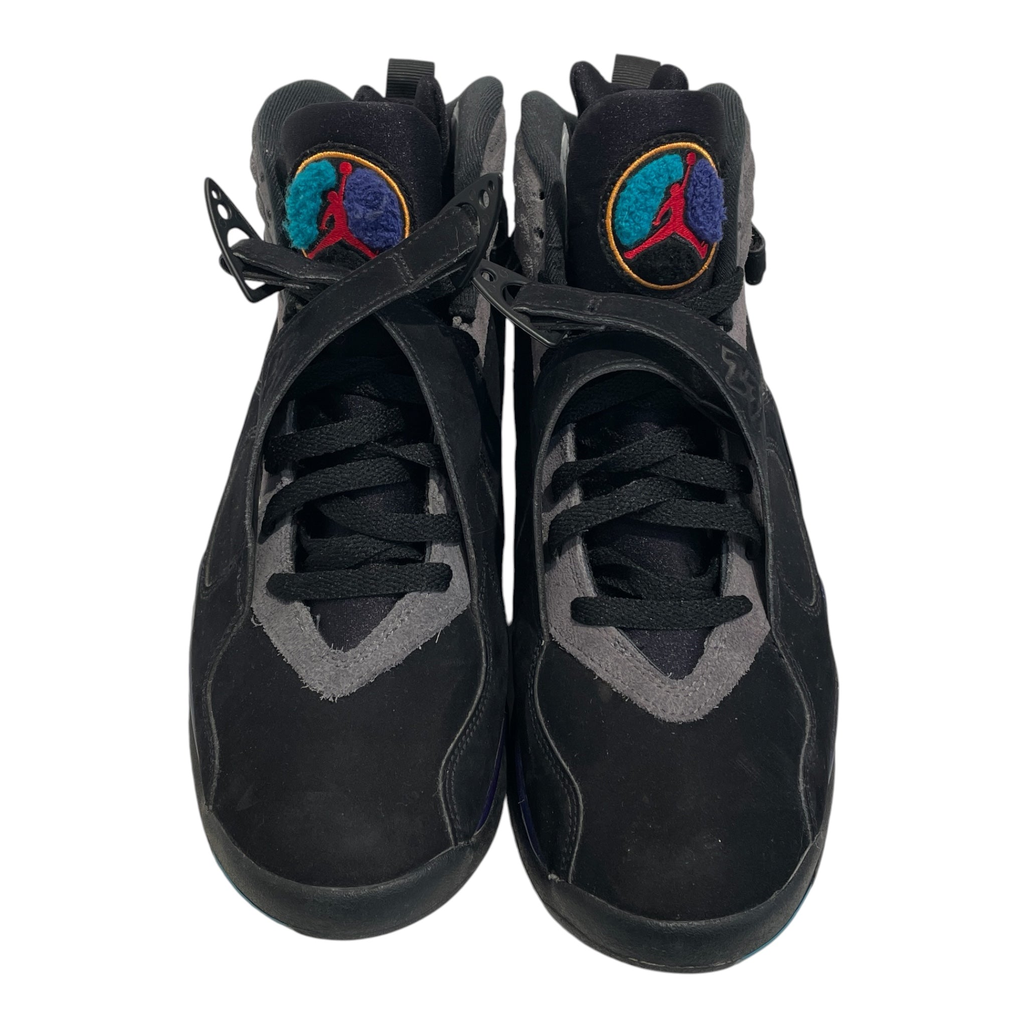 NIKE/AIR JORDAN 8 RETRO/Hi-Sneakers/US 10.5/Suede/BLK/305381-006 view 3