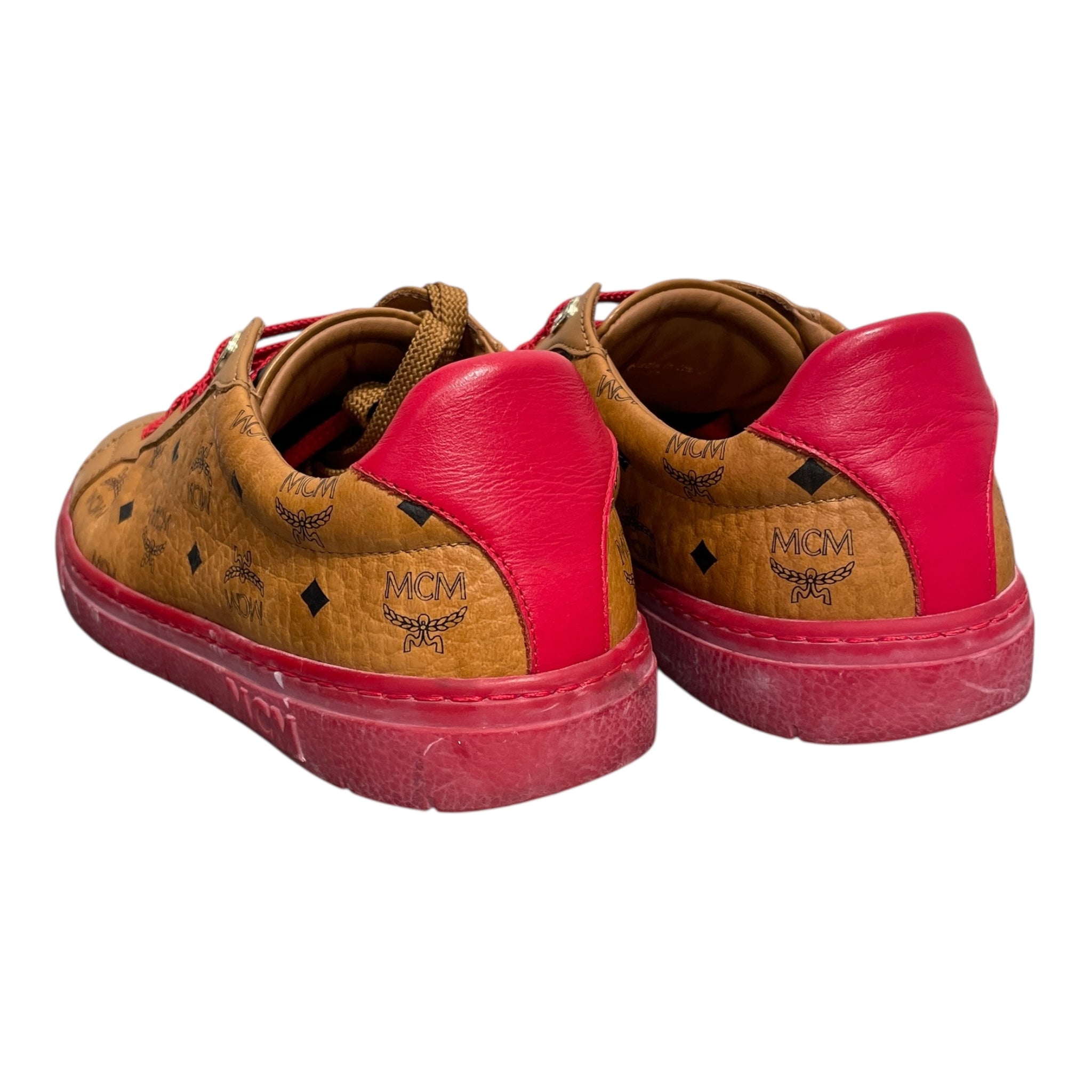 MCM/Low-Sneakers/EU 37/Monogram/Leather/CML/low top visetos view 2