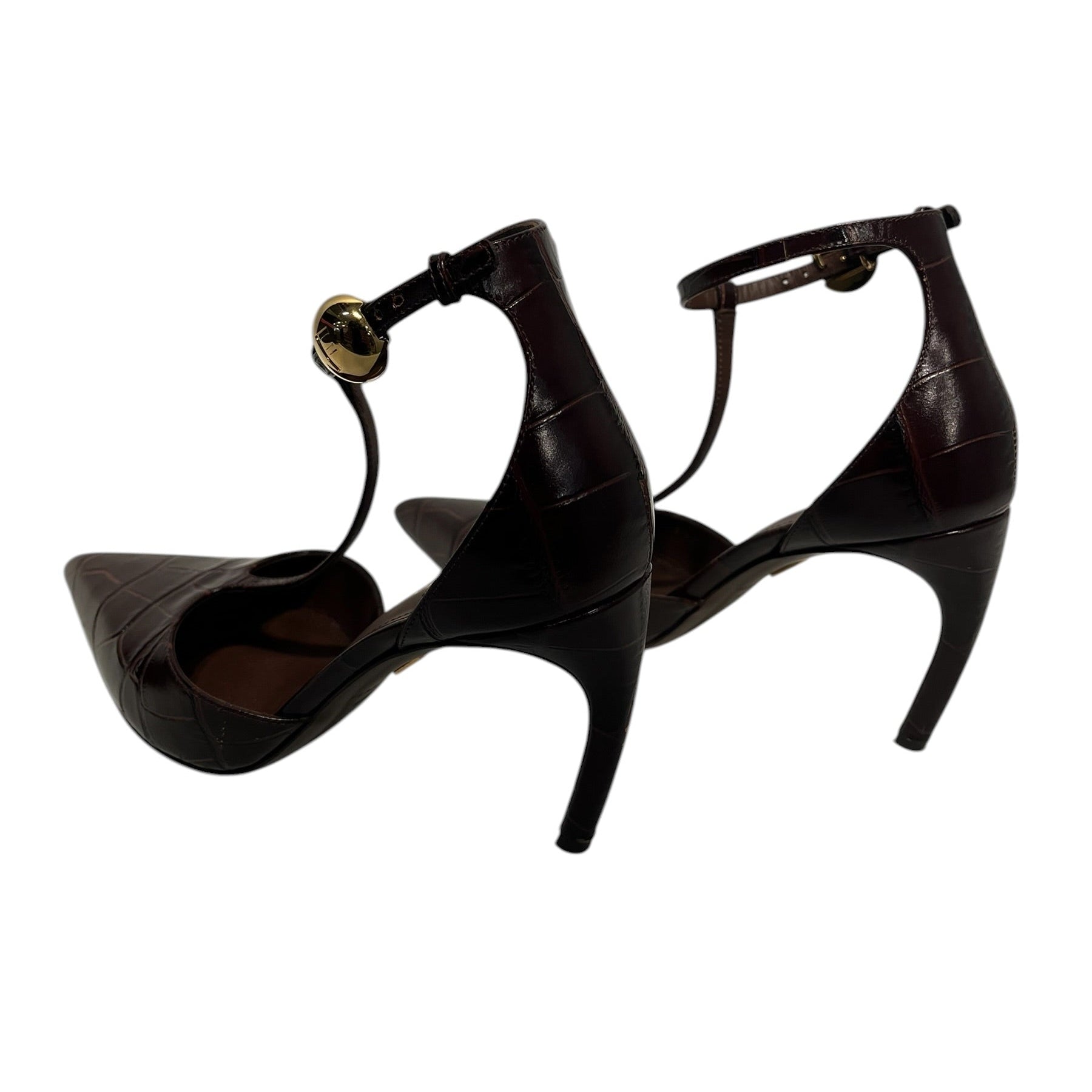 Salvatore Ferragamo/Heels/US 5.5/Animal Pattern/Leather/BRW/ view 2