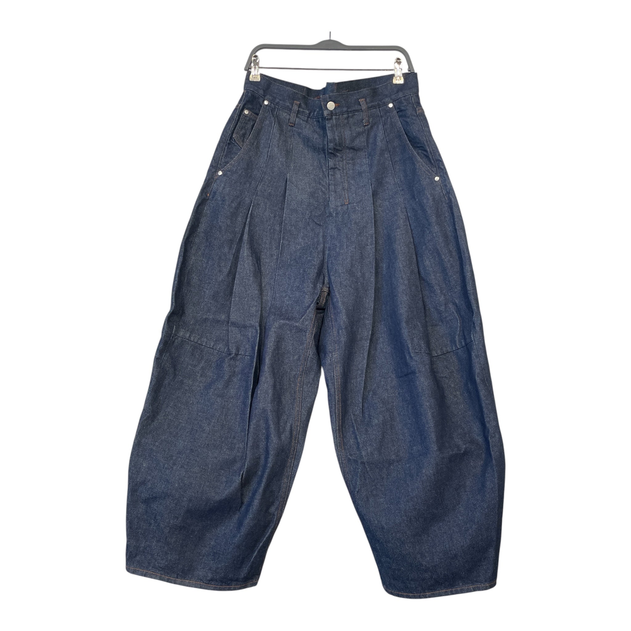 SHINYA KOZUKA/Pants/M/Denim/IDG/BARRELL PLEAT view 1