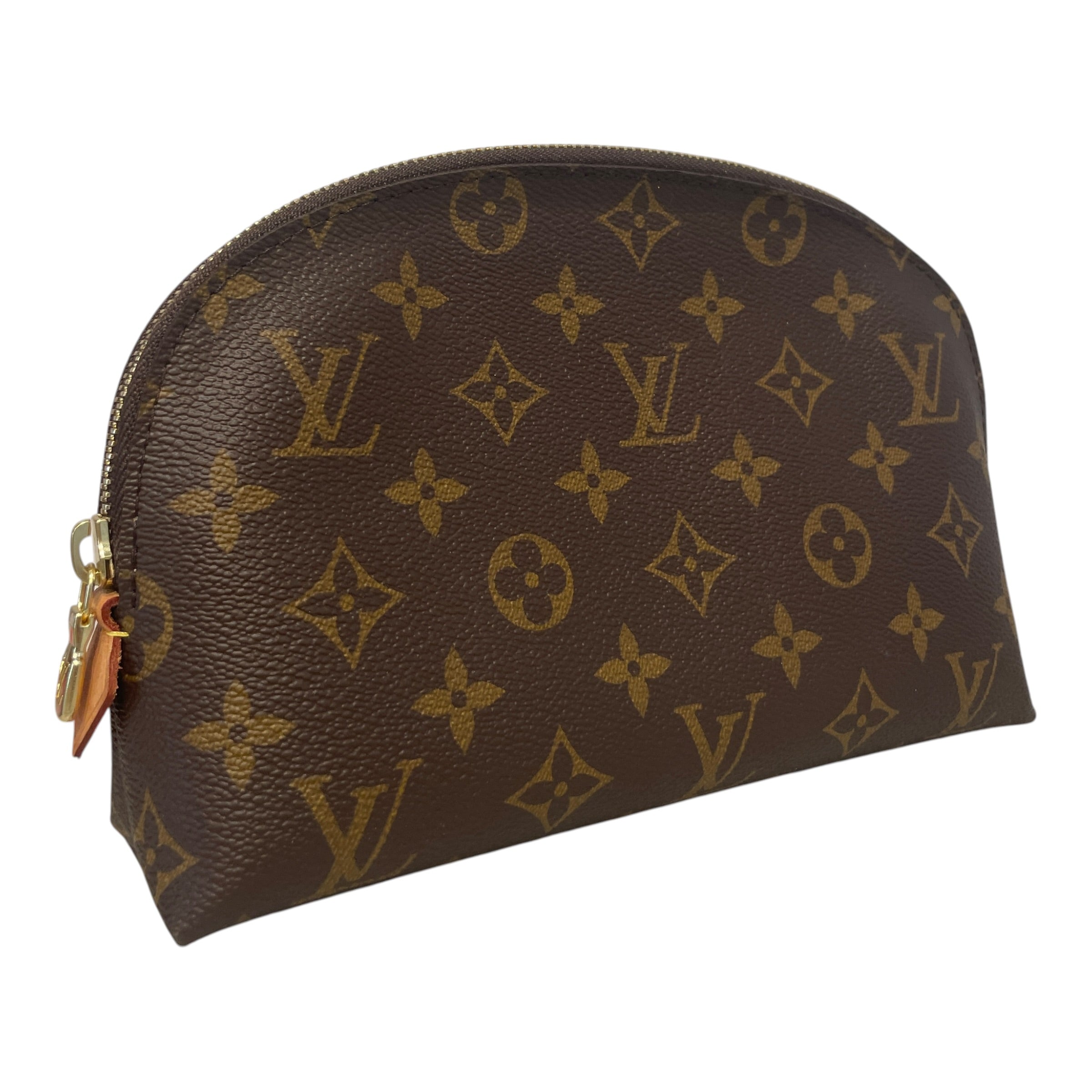 LOUIS VUITTON/Pouch/Monogram/Leather/BRW/Cosmetic Pouch GM view 1