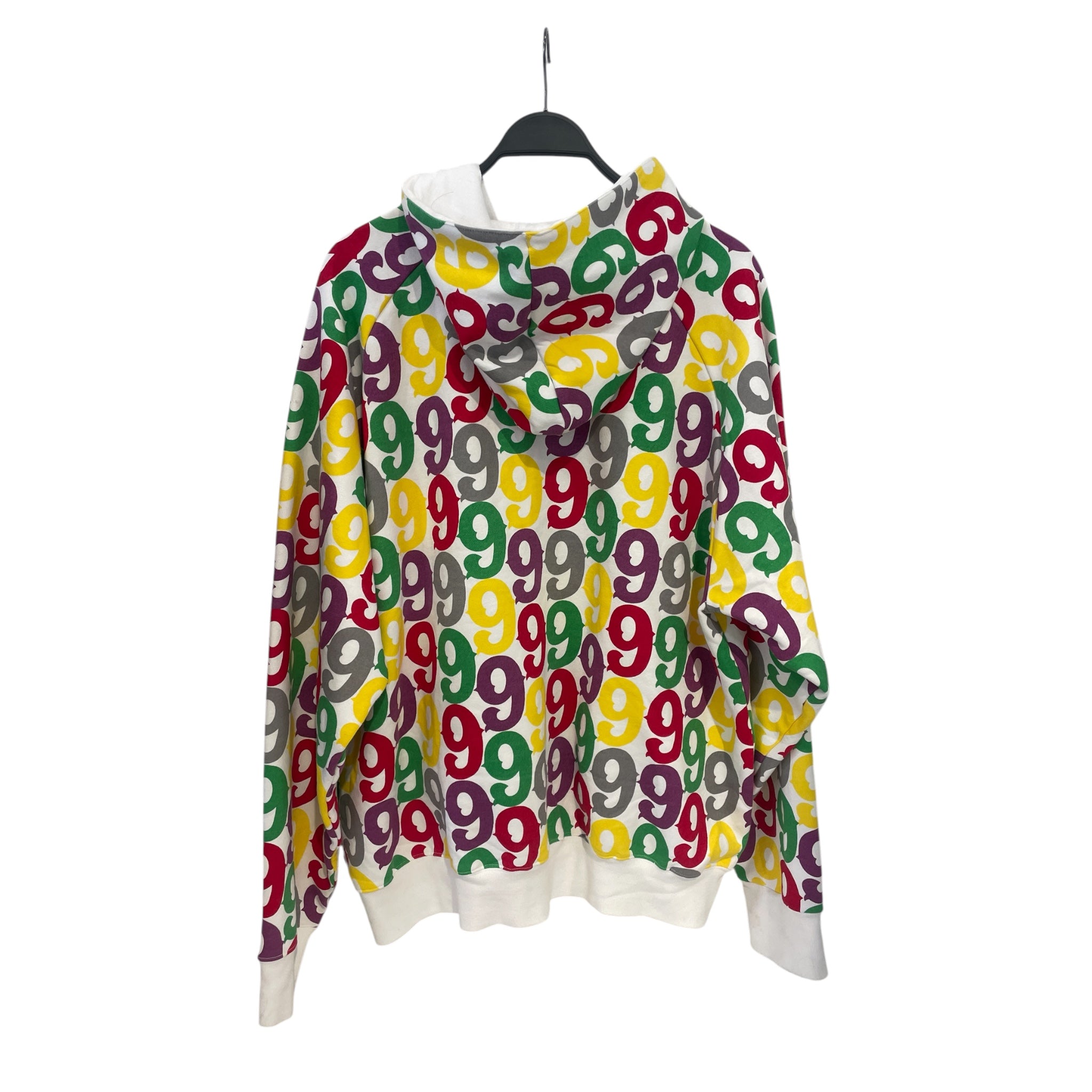 GINO GREEN GLOBAL/Zip Up Hoodie/XXL/All Over Print/Cotton/MLT/9 ALL OVER PRINT view 2