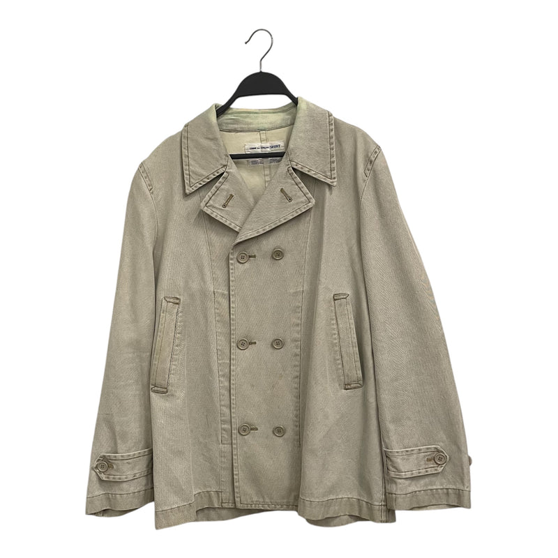 COMME des GARCONS SHIRT/Tailored Jkt/S/Cotton/CRM/S10183