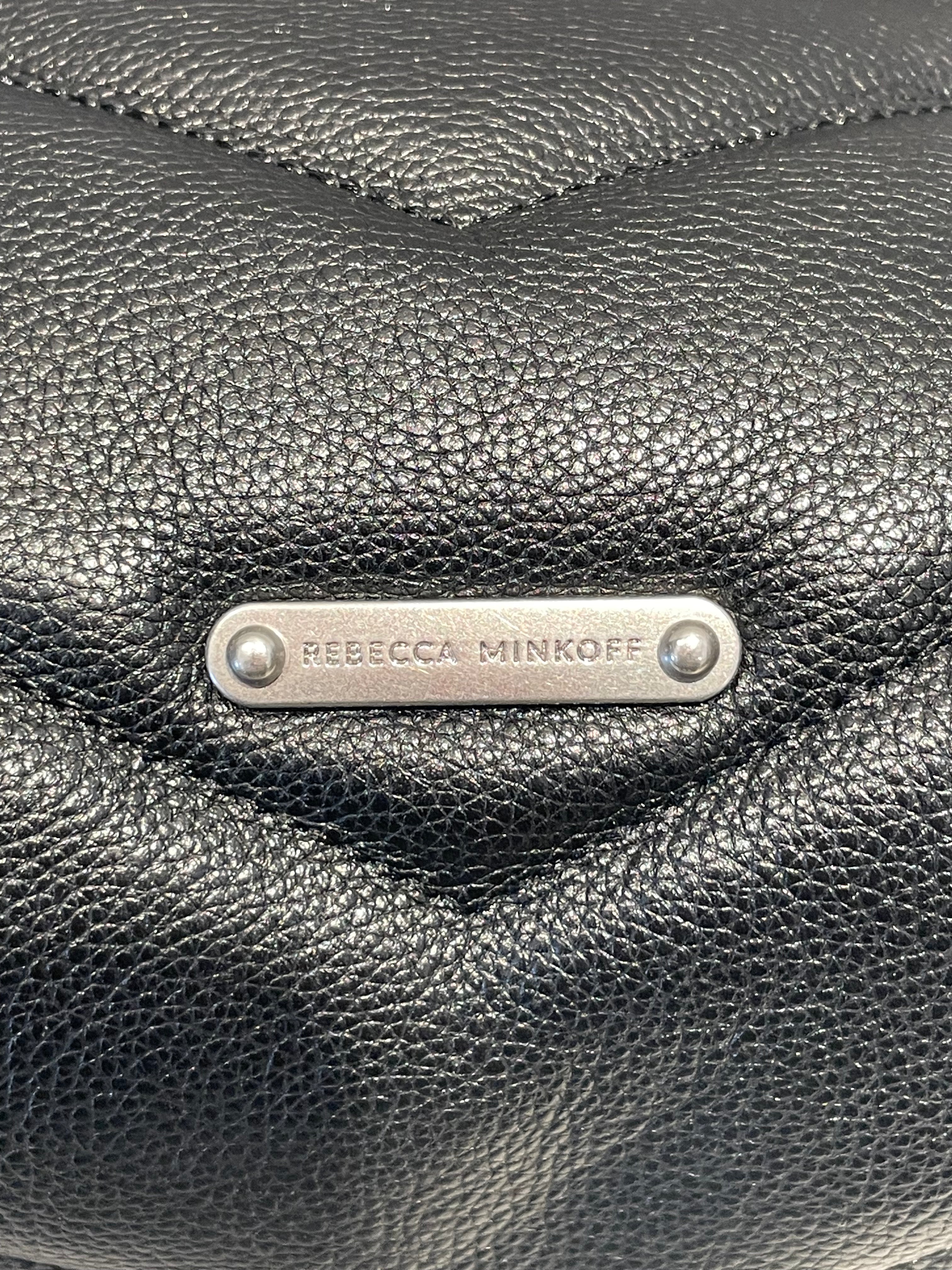 REBECCA MINKOFF/Cross Body Bag/Leather/BLK/QUILTED SHOULER BAG view 5