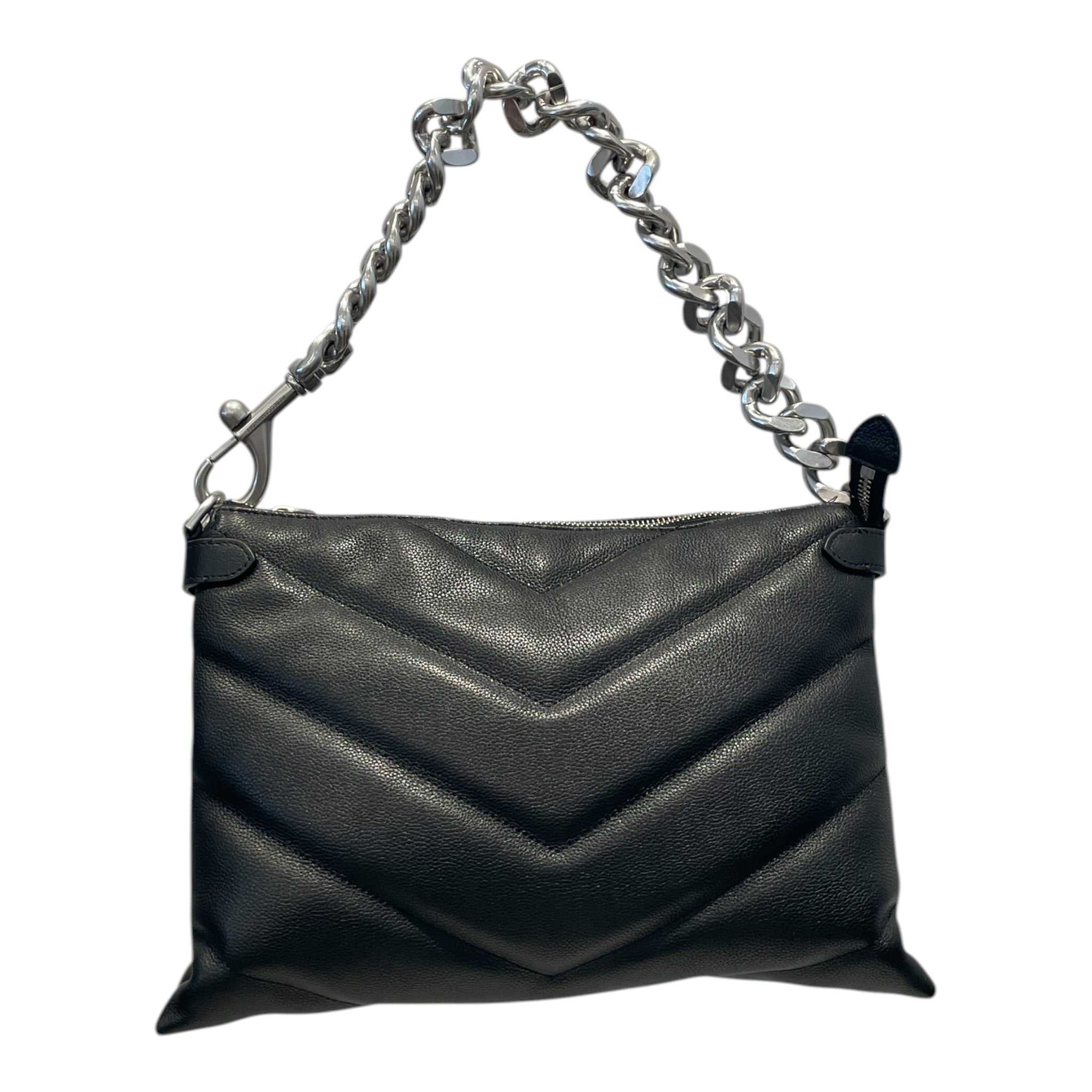 REBECCA MINKOFF/Cross Body Bag/Leather/BLK/QUILTED SHOULER BAG view 1