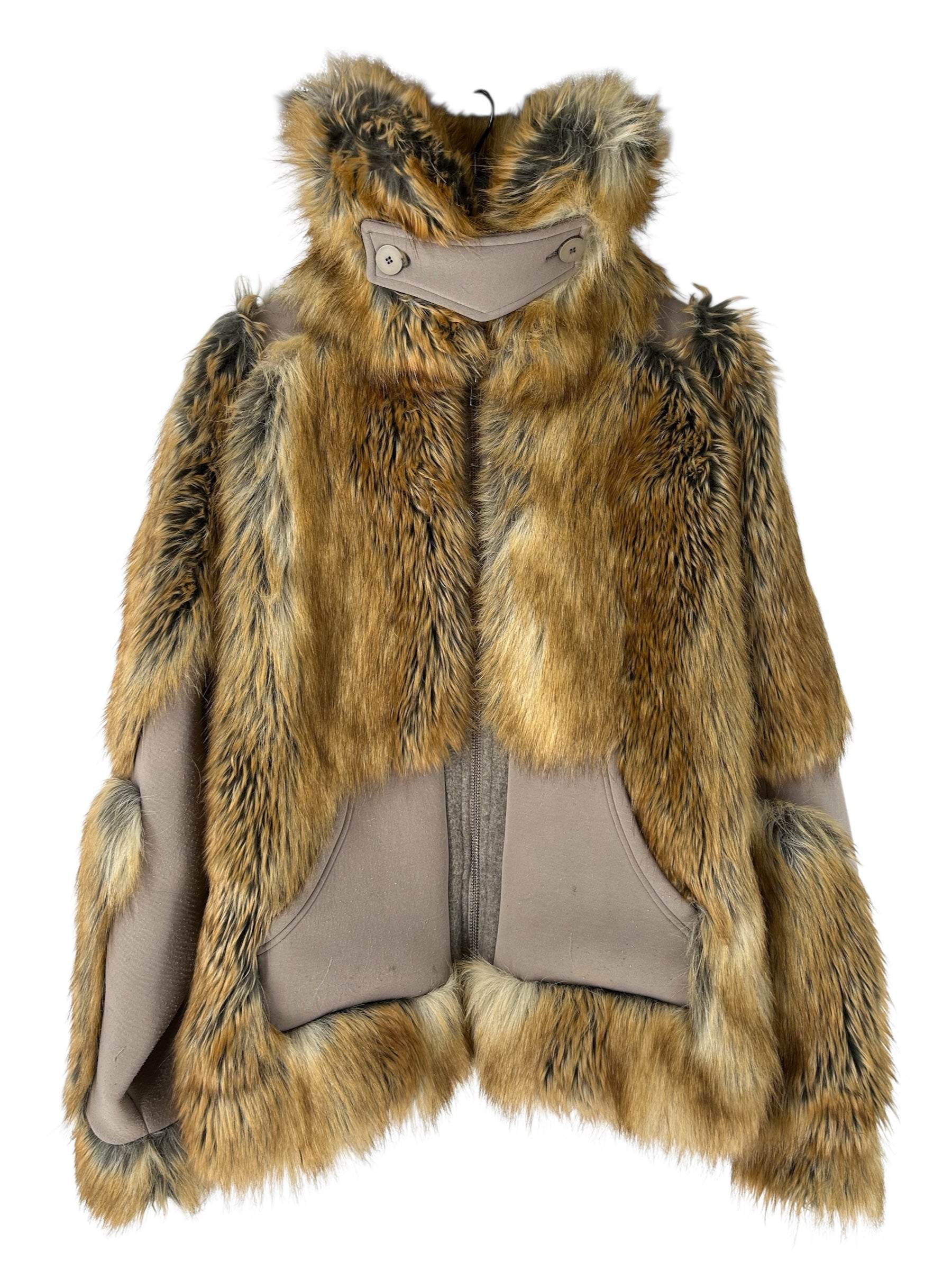 OTTOLINGER/Jacket/M/Polyester/BEG/Oversized Fur view 1