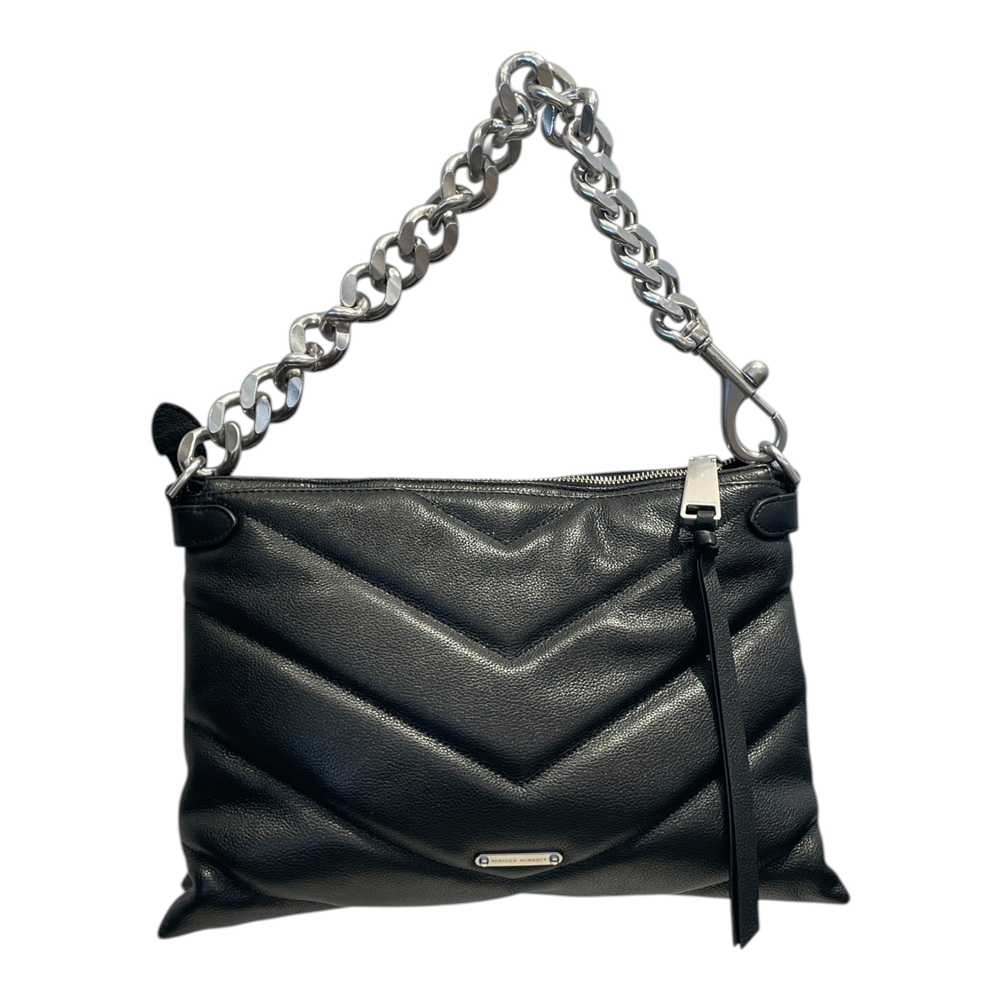 REBECCA MINKOFF/Cross Body Bag/Leather/BLK/QUILTED SHOULER BAG view 2