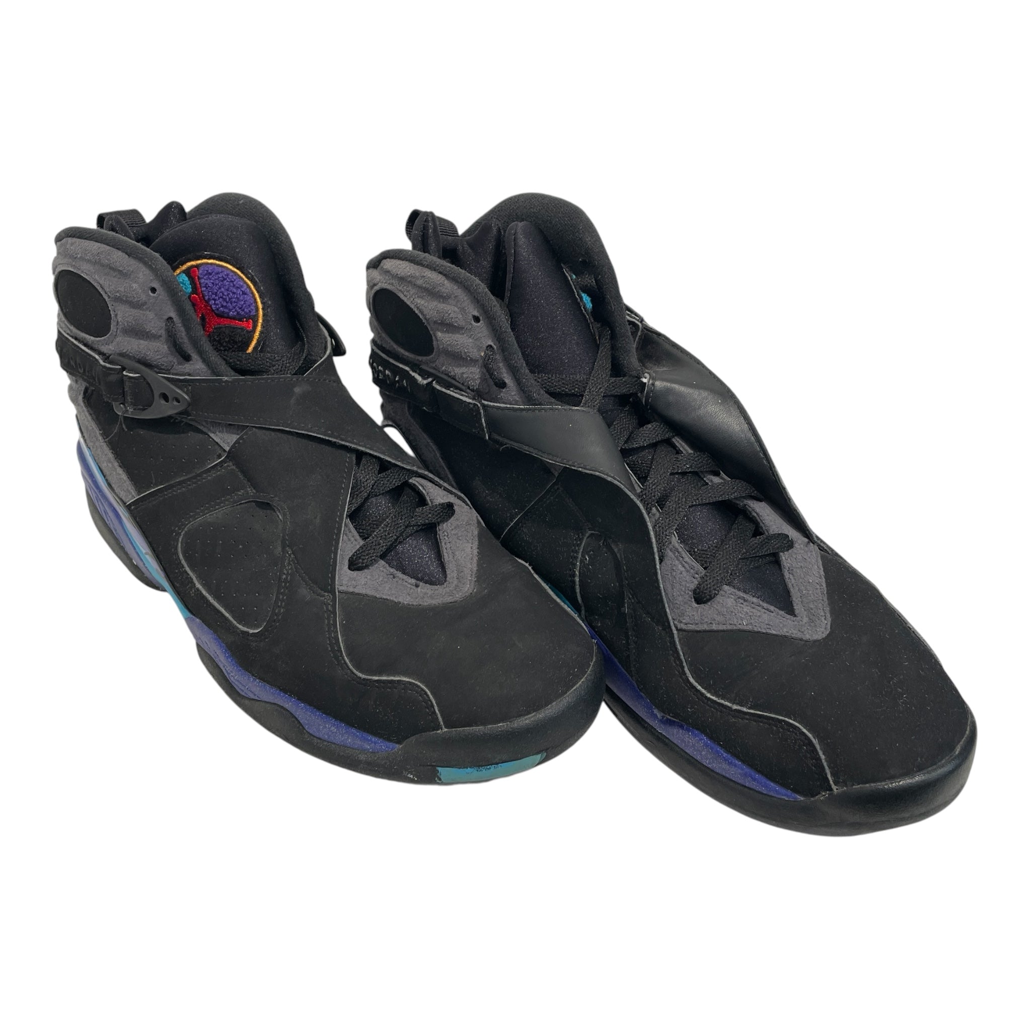 NIKE/AIR JORDAN 8 RETRO/Hi-Sneakers/US 13/Suede/BLK/305381-025 view 1