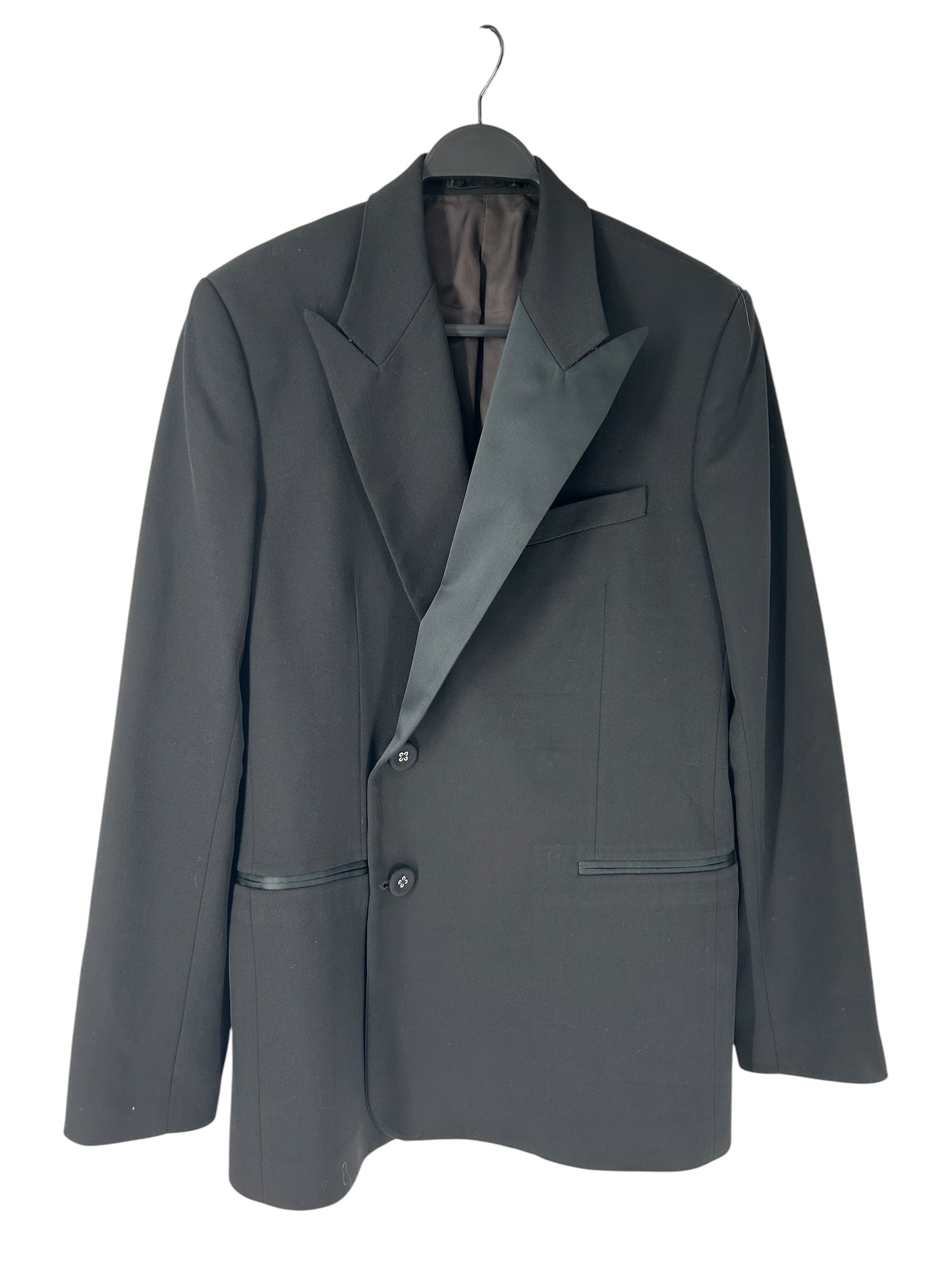 WALES BONNER/Jacket/50/Wool/BLK/Blazer view 1