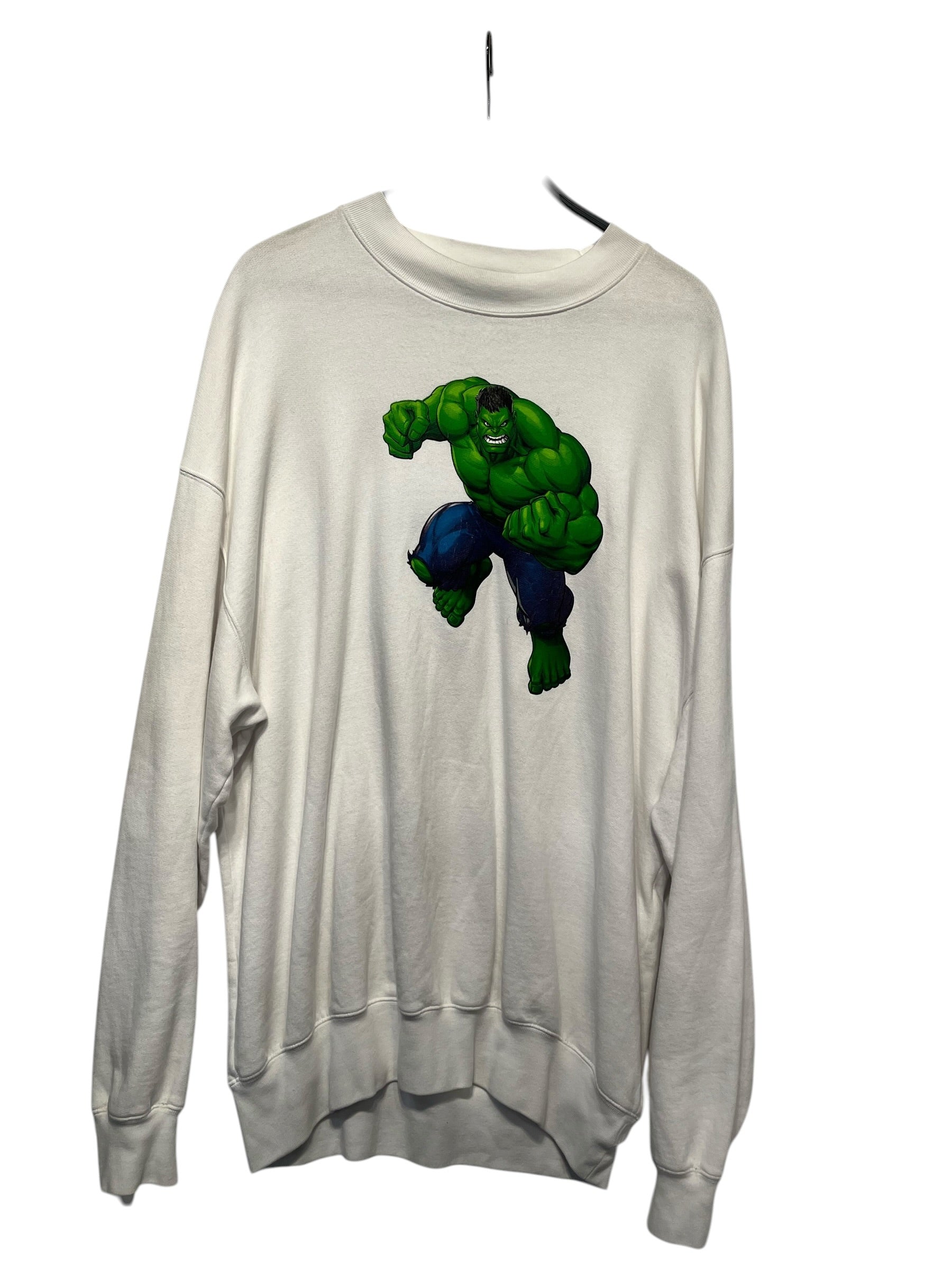 BALENCIAGA/Sweatshirt/M/Cotton/WHT/HULK view 1