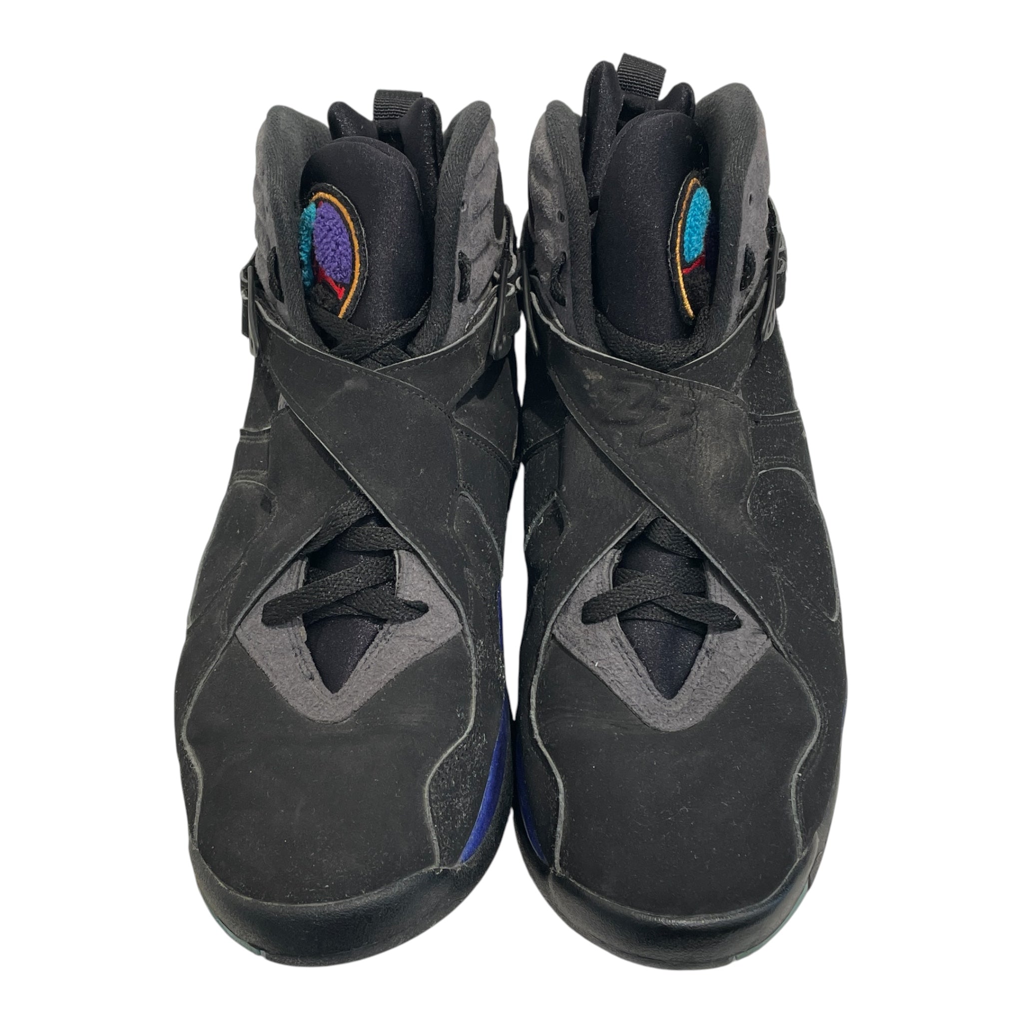 NIKE/AIR JORDAN 8 RETRO/Hi-Sneakers/US 13/Suede/BLK/305381-025 view 3