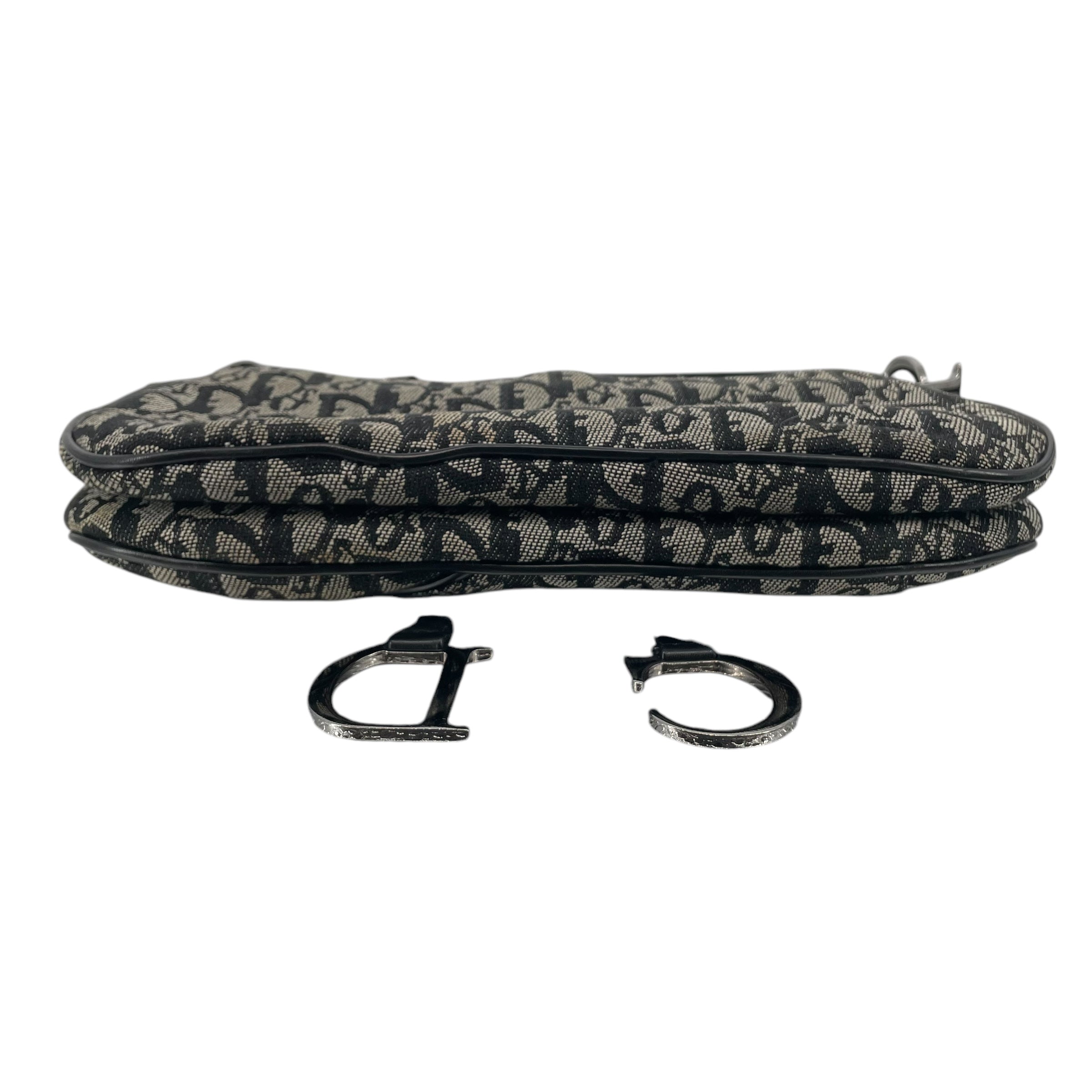 Christian Dior/Hand Bag/Monogram/Cotton/NVY/ view 3