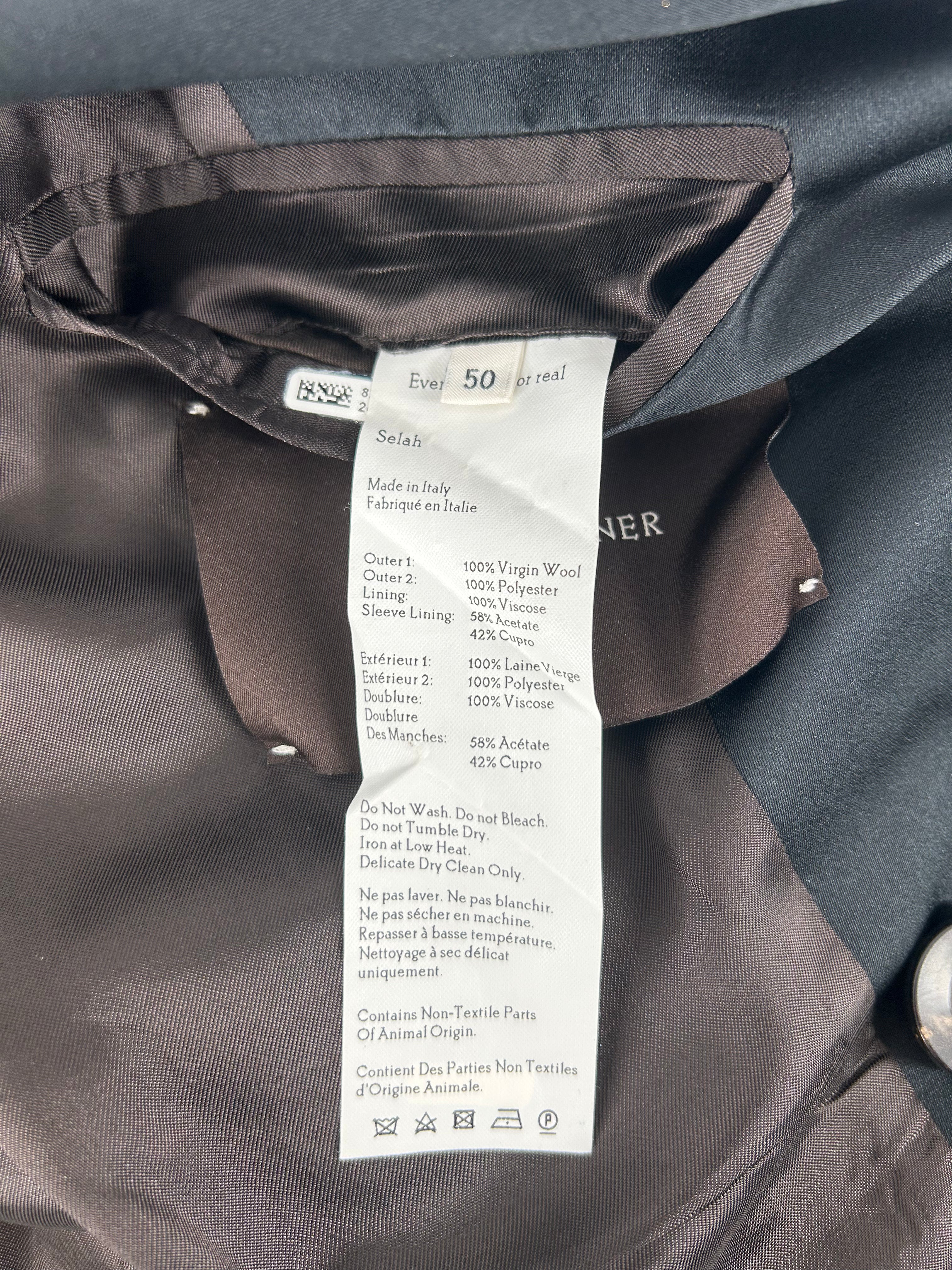 WALES BONNER/Jacket/50/Wool/BLK/Blazer view 4