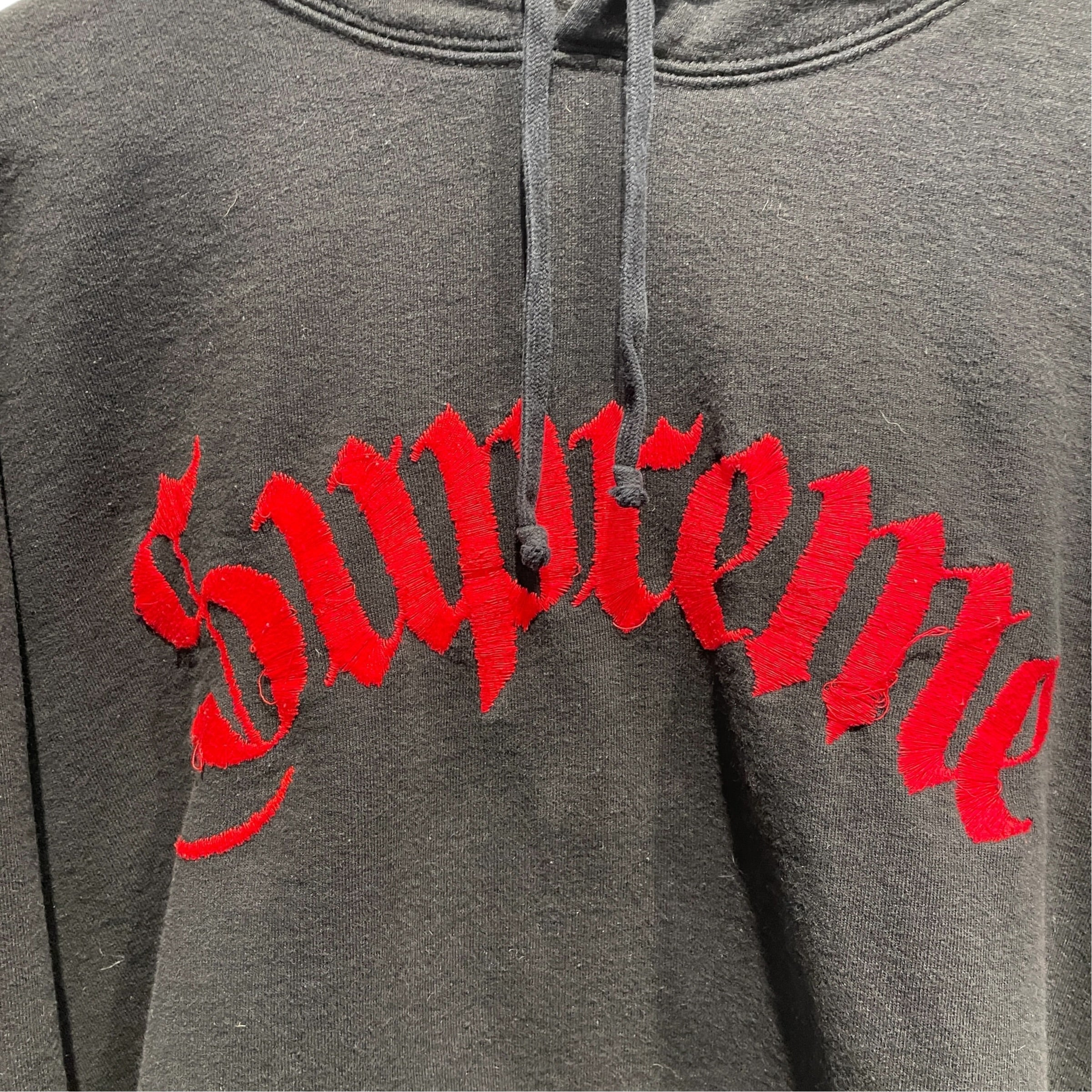 Supreme/Hoodie/L/Cotton/BLK/GREAT WALL OF CHINA view 3