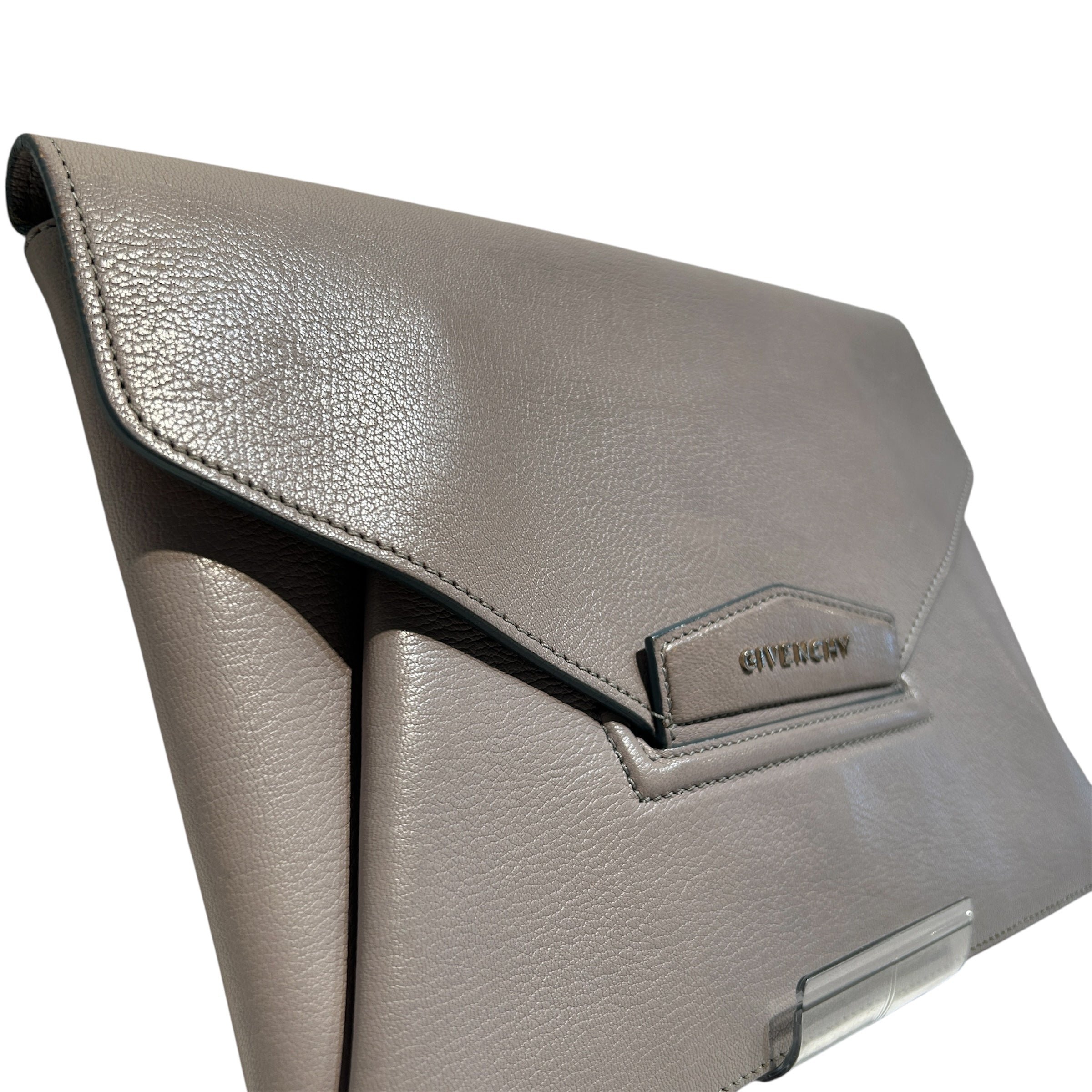 GIVENCHY/Clutch Bag/Leather/GRY/antigona envelope view 6