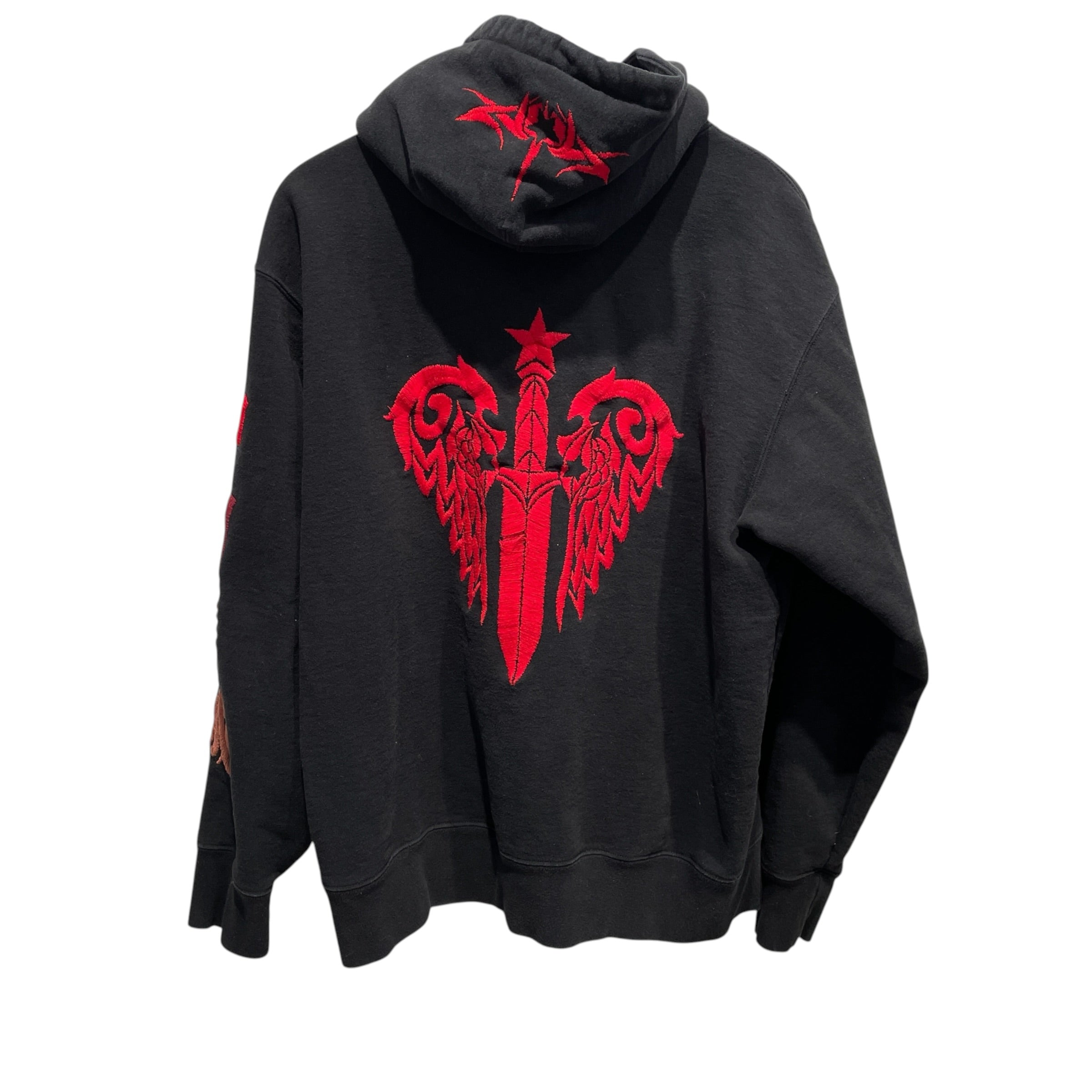 Supreme/Hoodie/L/Cotton/BLK/GREAT WALL OF CHINA view 2