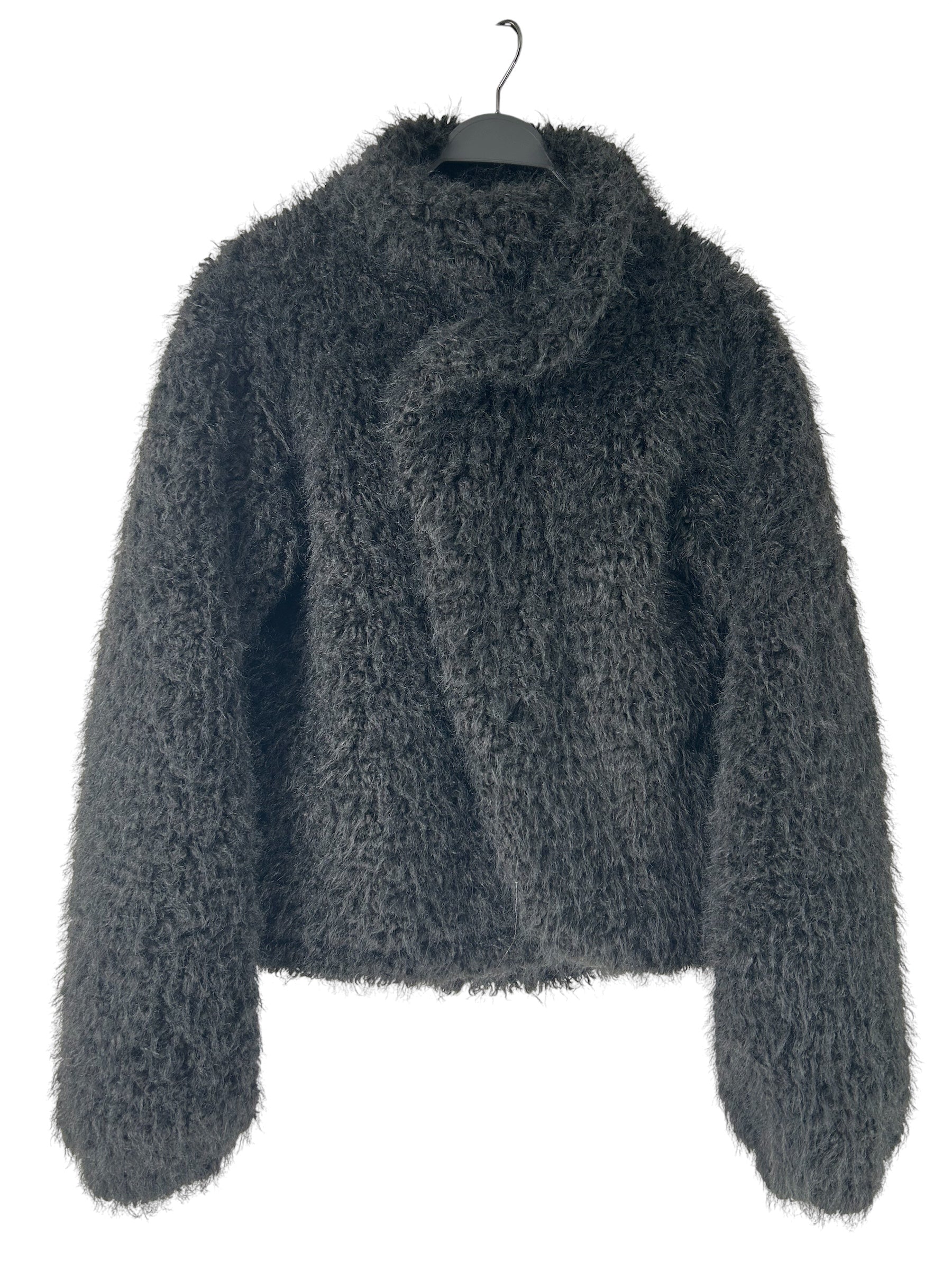HELIOT EMIL/Fleece Jkt/36/Polyester/BLK/Fur view 1