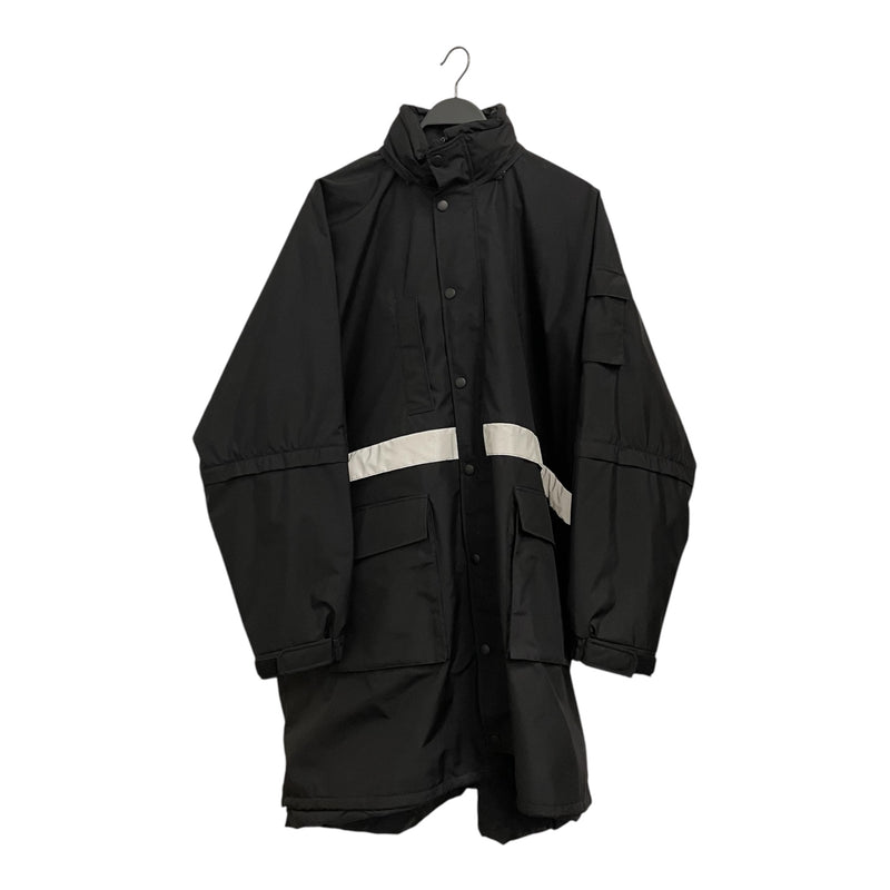 BALENCIAGA/Jacket/42/BLK/REFLECTIVE PARKA