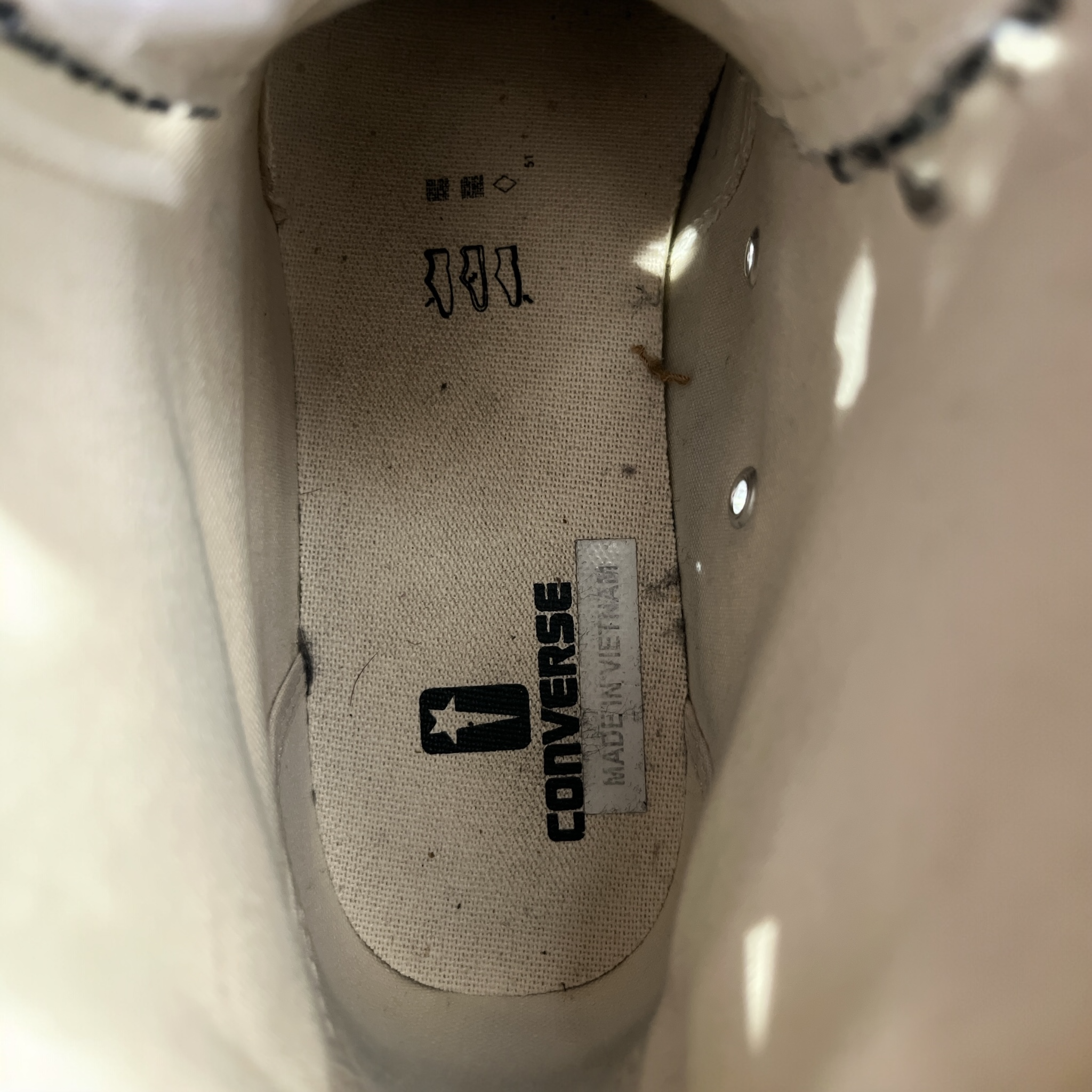 CONVERSE/RICK OWENS DRKSHDW/Hi-Sneakers/US 7.5/Leather/BLK/DRKSHDW view 3