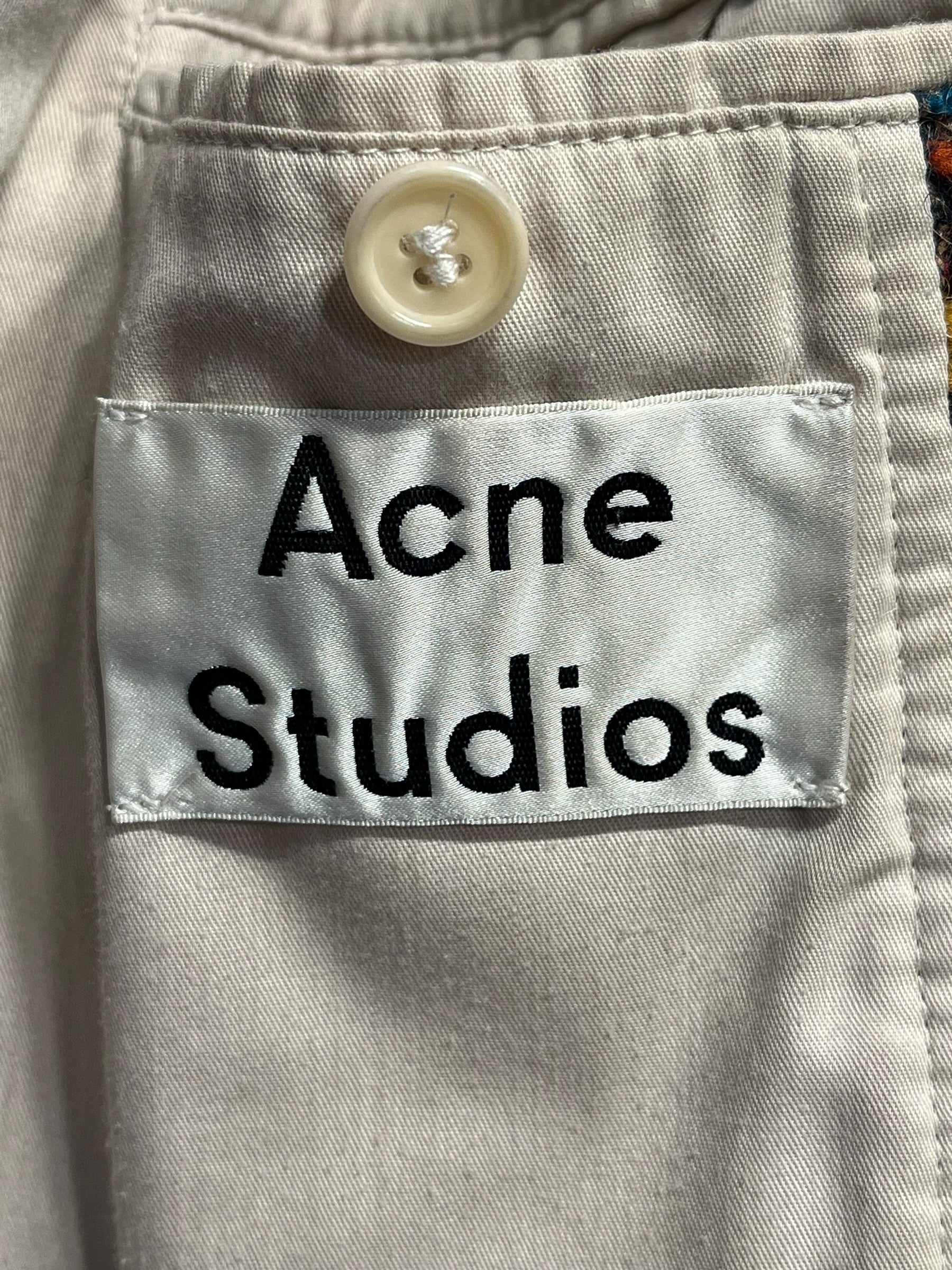 Acne Studios/Quilted Jkt/46/MLT/TWISTED Yarn tweed view 3