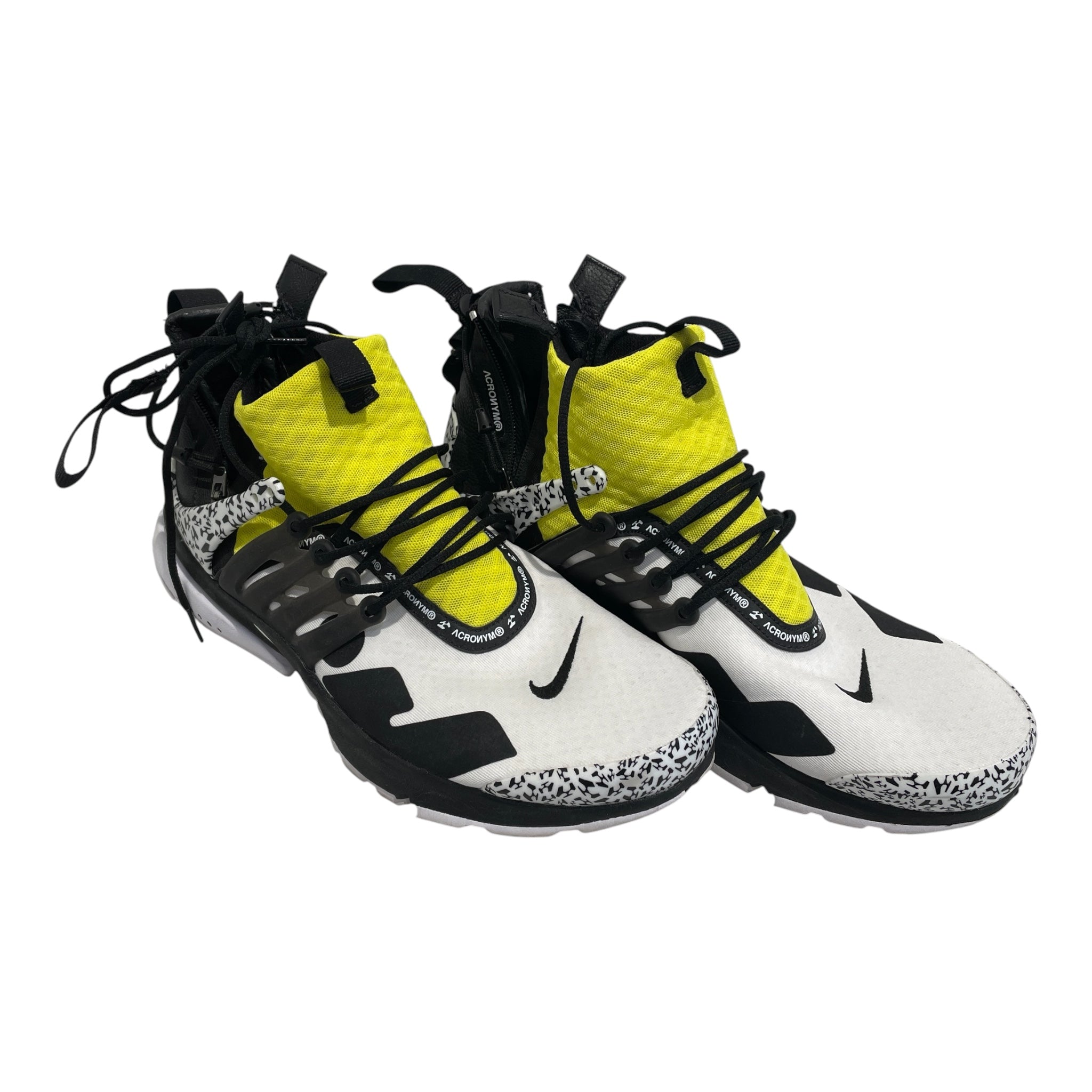 NIKE/AIR PRESTO MID /Hi-Sneakers/US 11/Cotton/WHT/AH7832-100 view 1