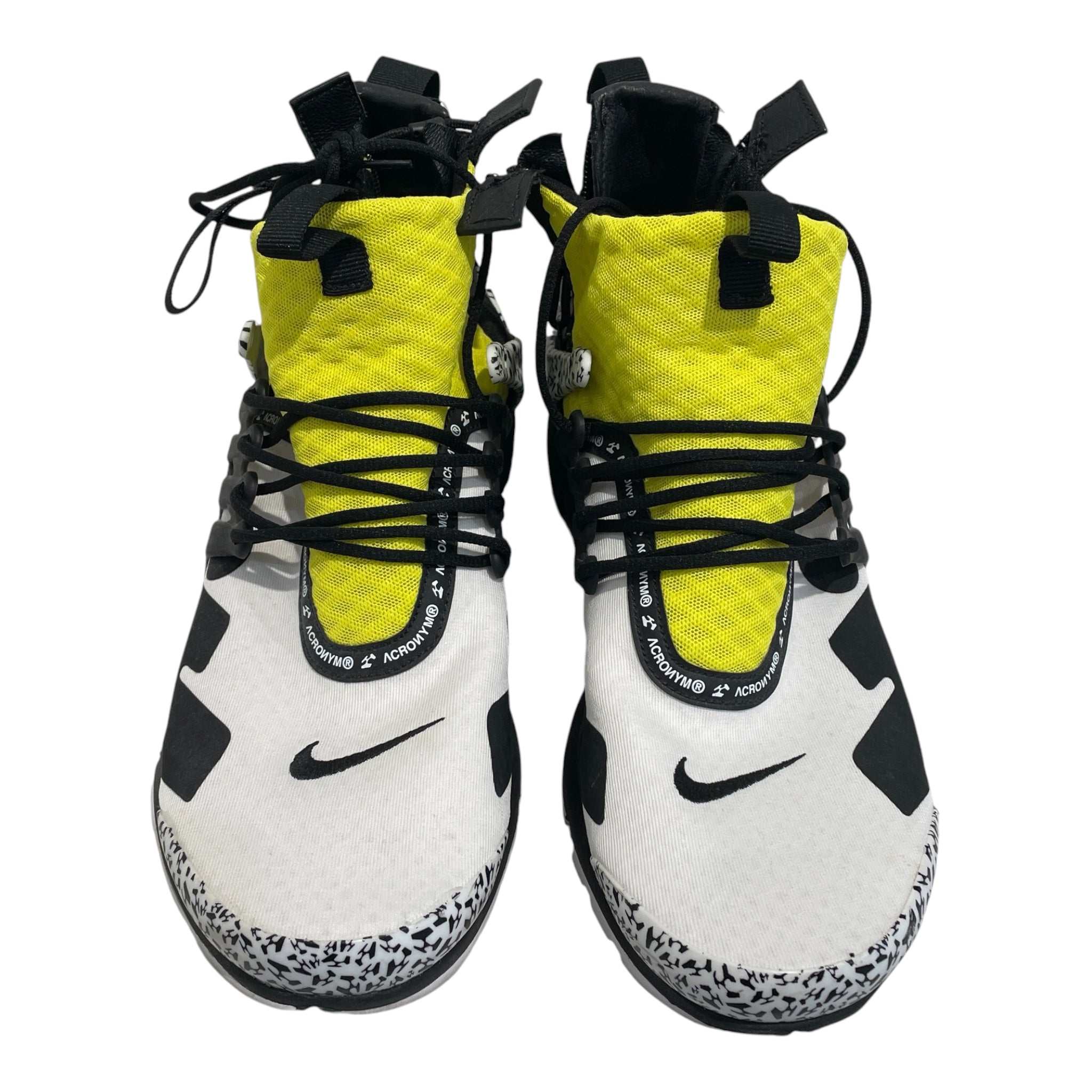 NIKE/AIR PRESTO MID /Hi-Sneakers/US 11/Cotton/WHT/AH7832-100 view 3