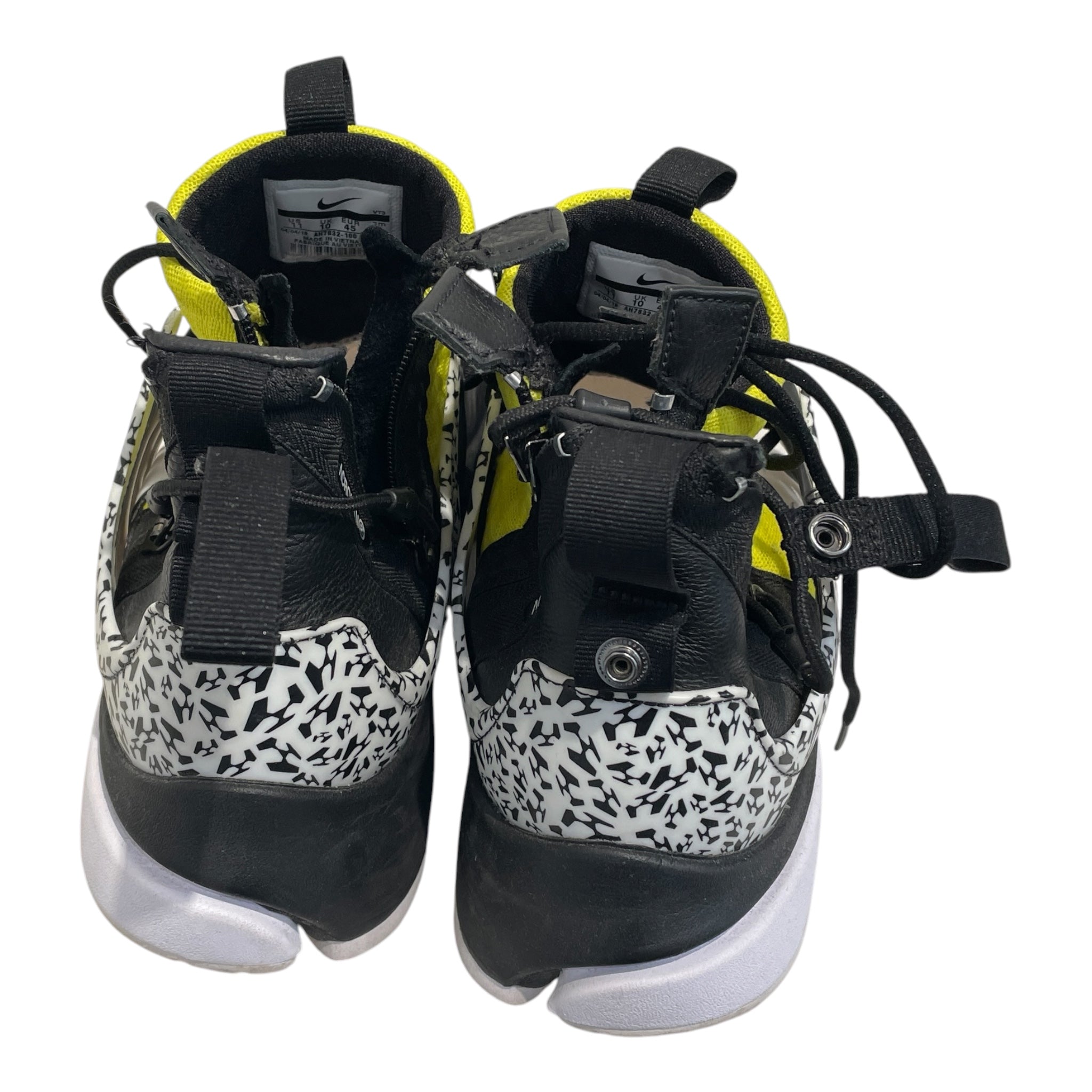 NIKE/AIR PRESTO MID /Hi-Sneakers/US 11/Cotton/WHT/AH7832-100 view 4