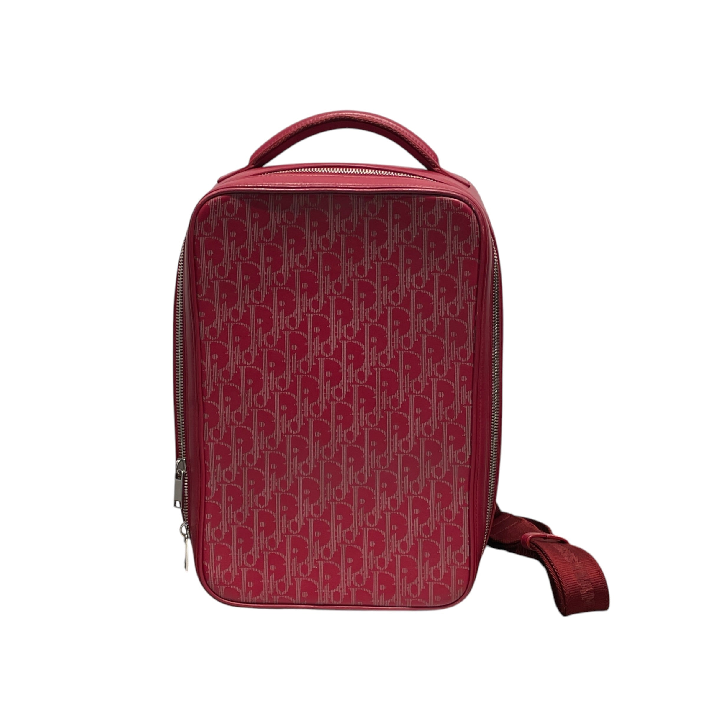 Christian Dior/Cross Body Bag/Leather/RED/29-BO-023 view 1