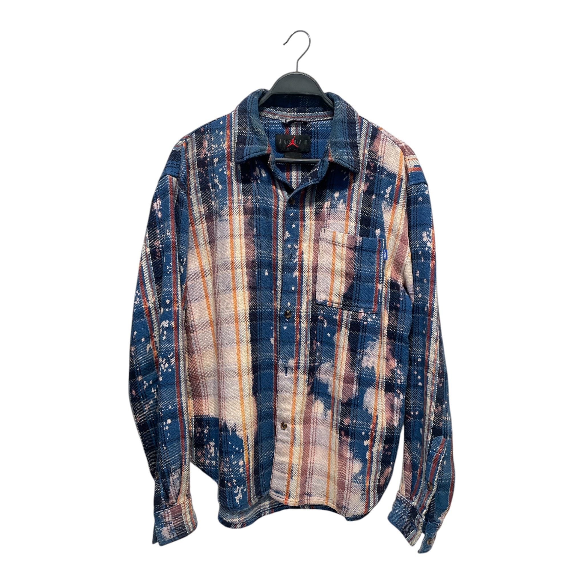 Awake NY/JORDAN BRAND/LS Shirt/XL/Cotton/BLU/All Over Print/ view 1
