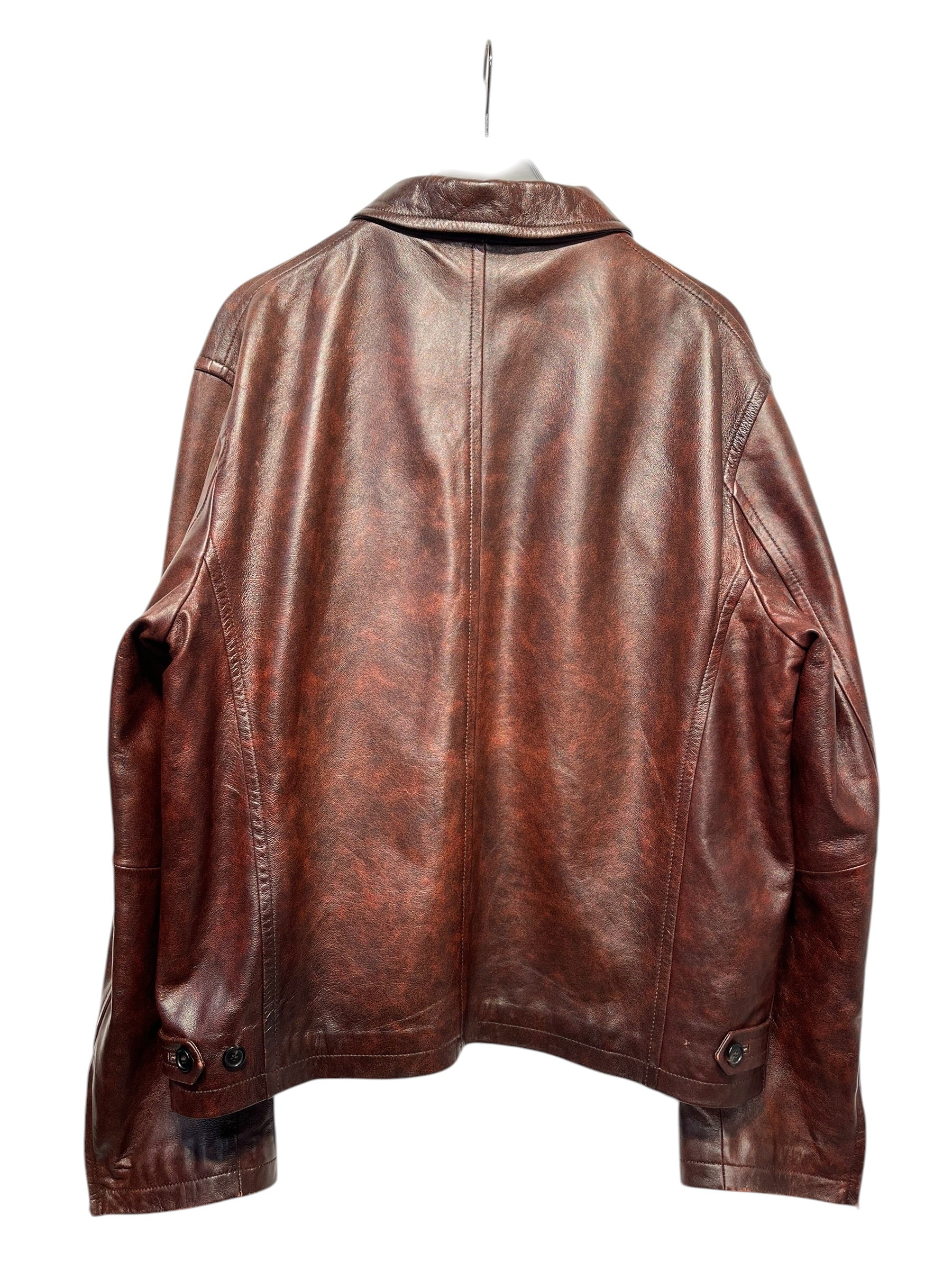 Acne Studios/Leather Jkt/54/Leather/BRD/Lamb leather view 2