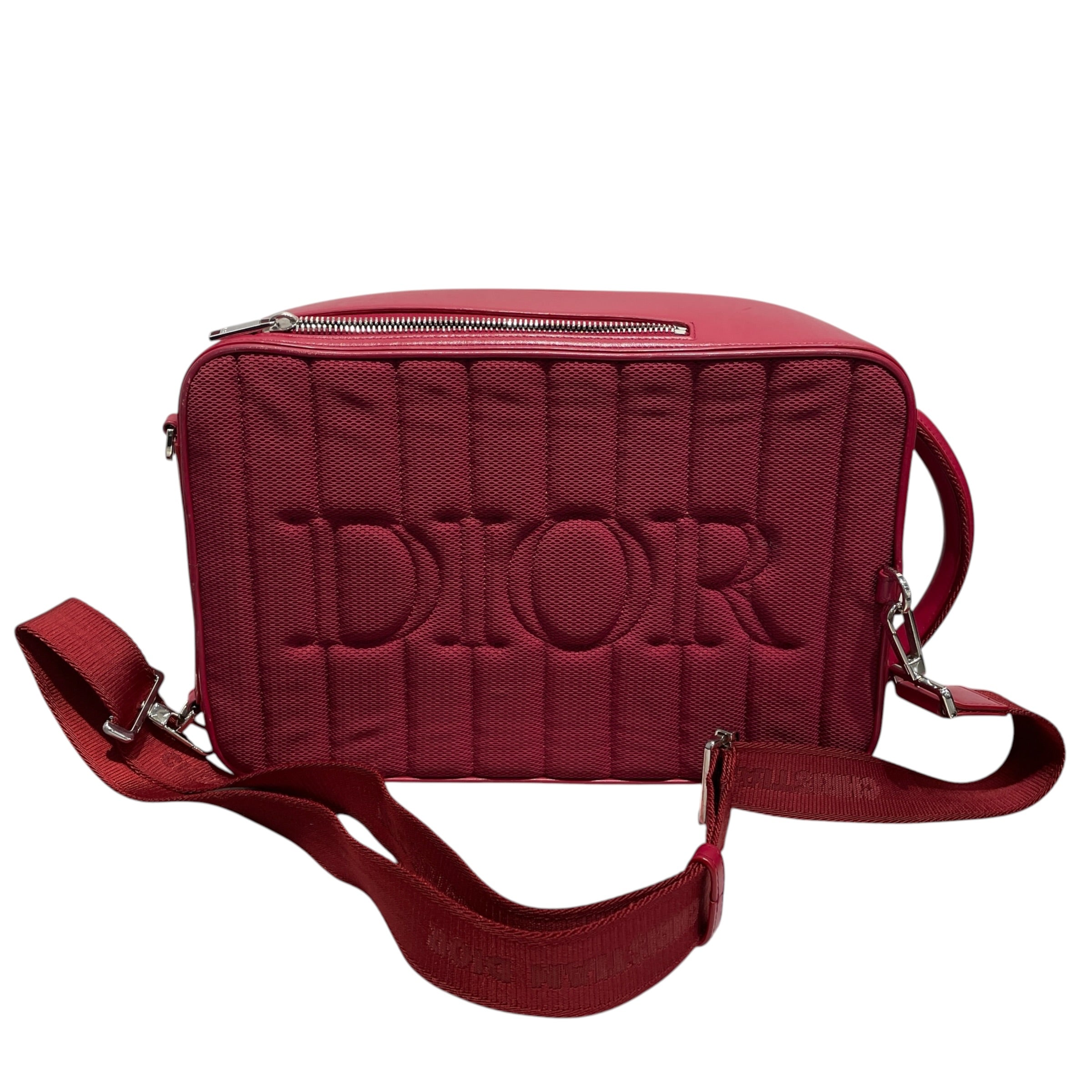 Christian Dior/Cross Body Bag/Leather/RED/29-BO-023 view 2
