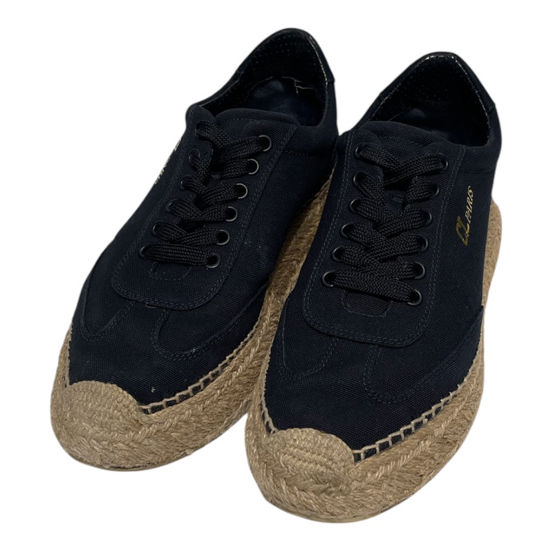 Christian Louboutin/Low-Sneakers/EU 38/Cotton/NVY/