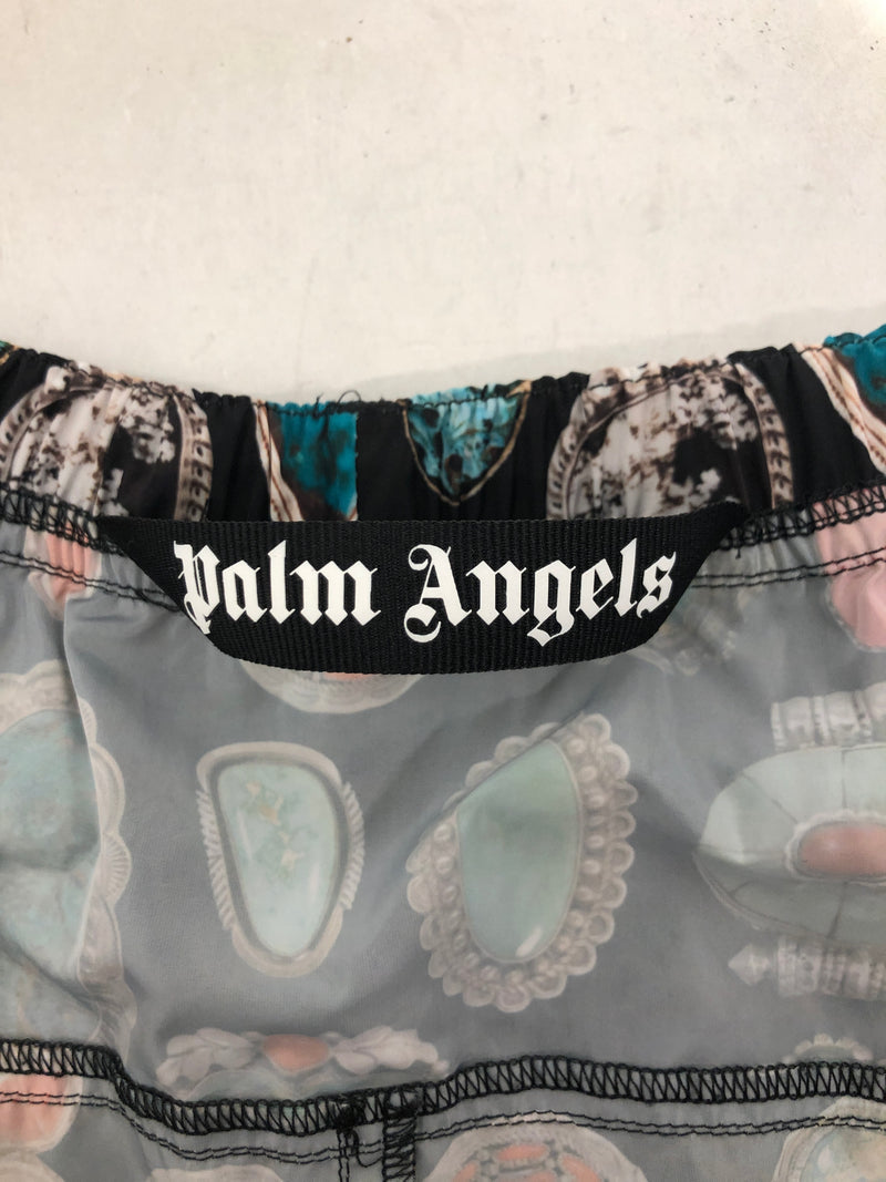 Palm Angels/Pants/XL/Nylon/MLT/All Over Print/Black Jewles