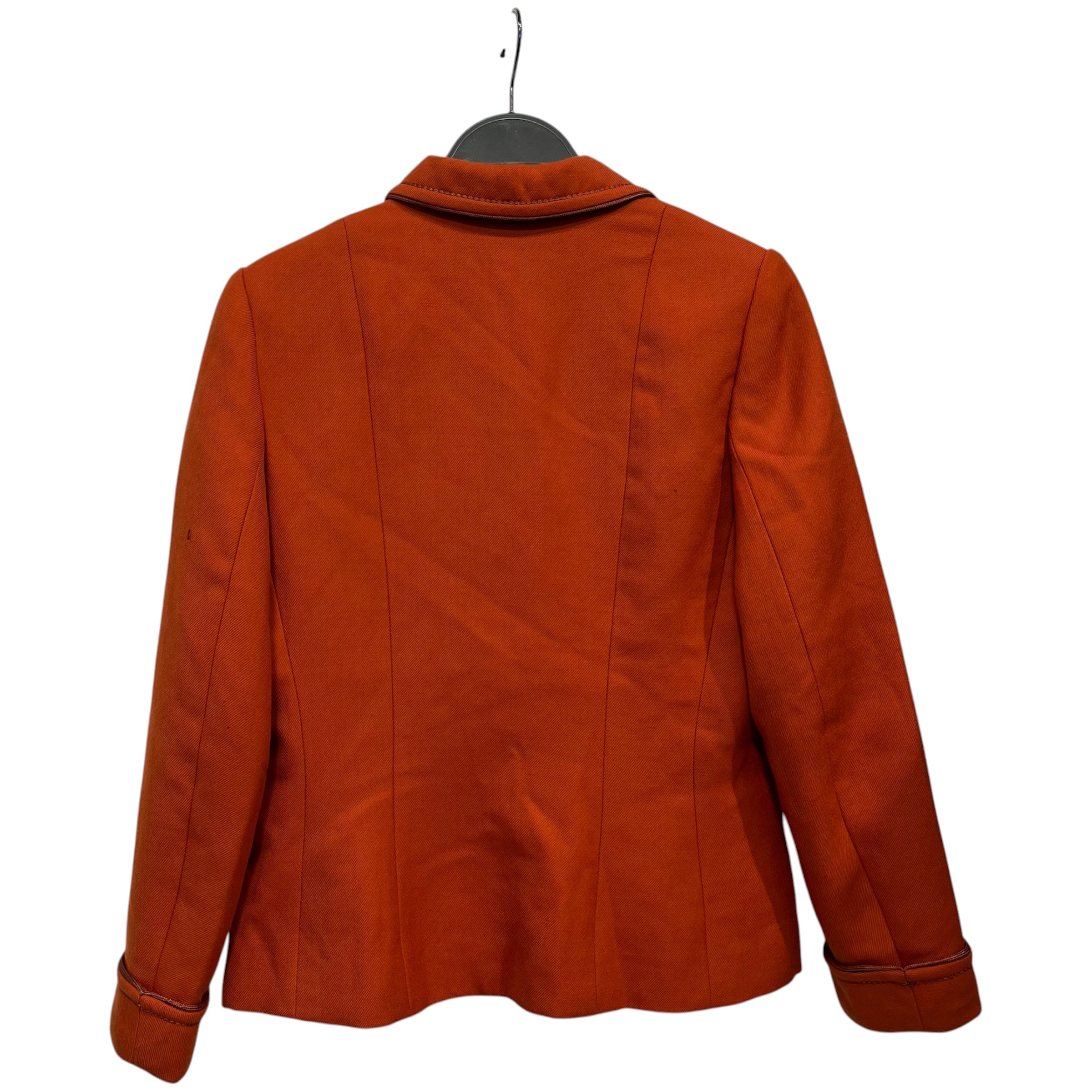 VALENTINO/Coat/38/Rayon/ORN/miss v orange blazer view 2