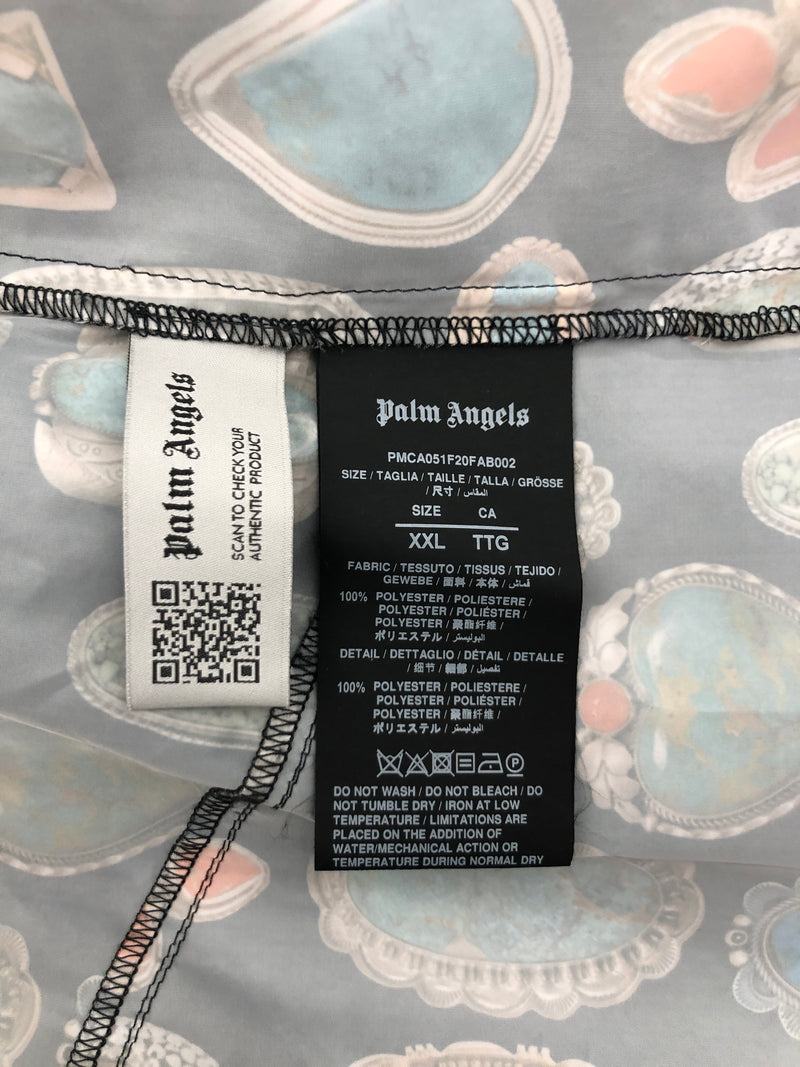 Palm Angels/Pants/XL/Nylon/MLT/All Over Print/Black Jewles