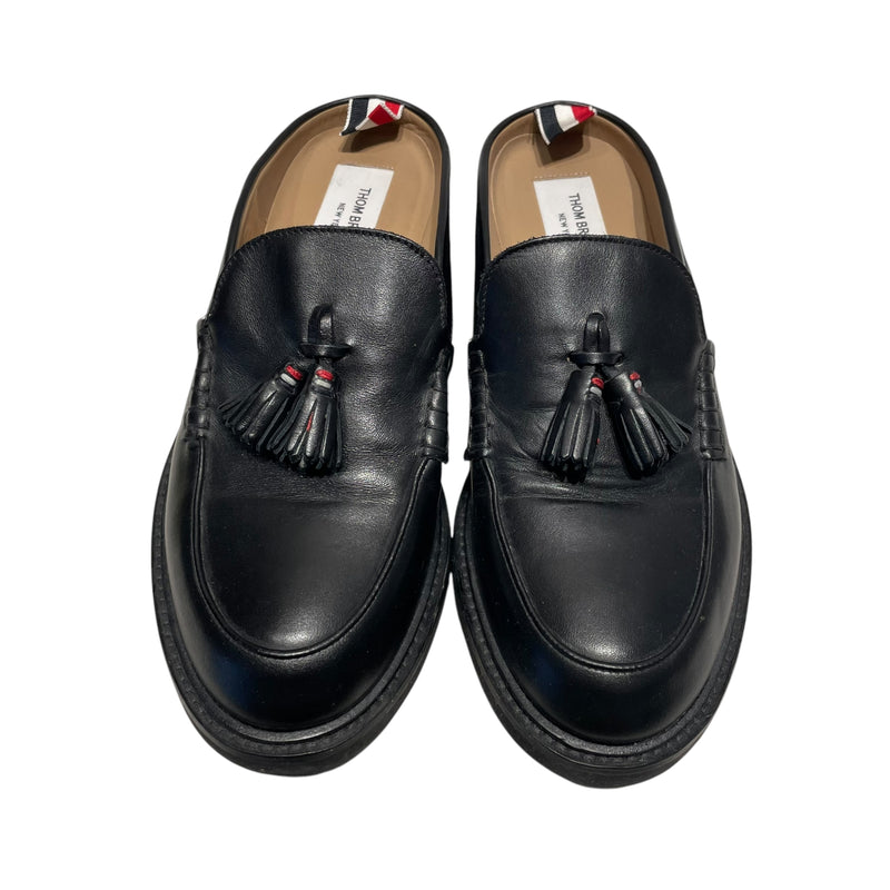 THOM BROWNE. NEW YORK/Low-Sneakers/US 8/Leather/BLK/