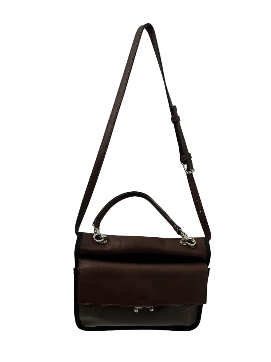 MARNI/Bag/Leather/BRW/LEATHER CROSSBODY view 1