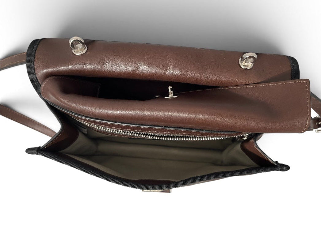 MARNI/Bag/Leather/BRW/LEATHER CROSSBODY view 5