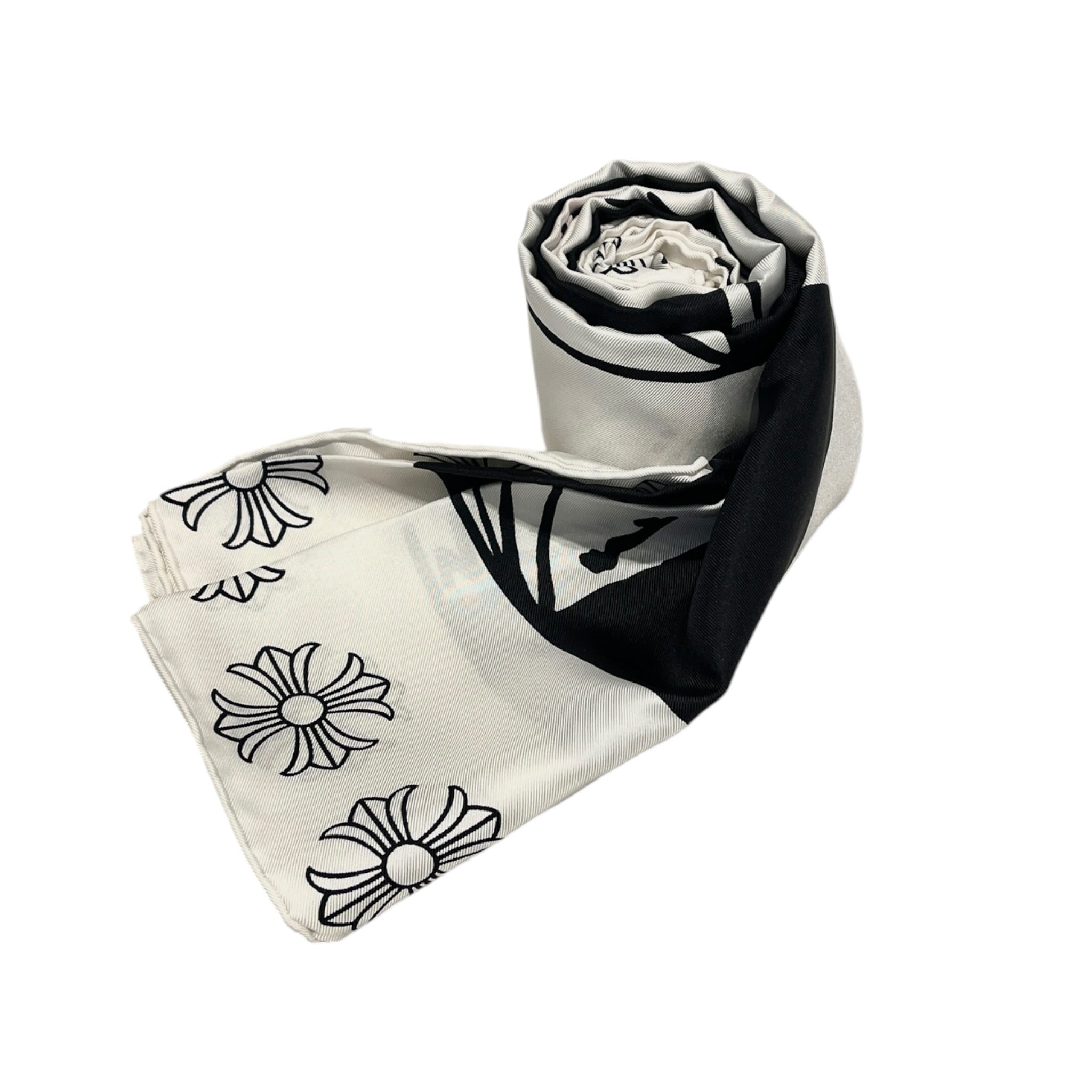 CHROME HEARTS/Scarf/Graphic/Silk/WHT/MATTY BOY 99 CHOMPER view 1