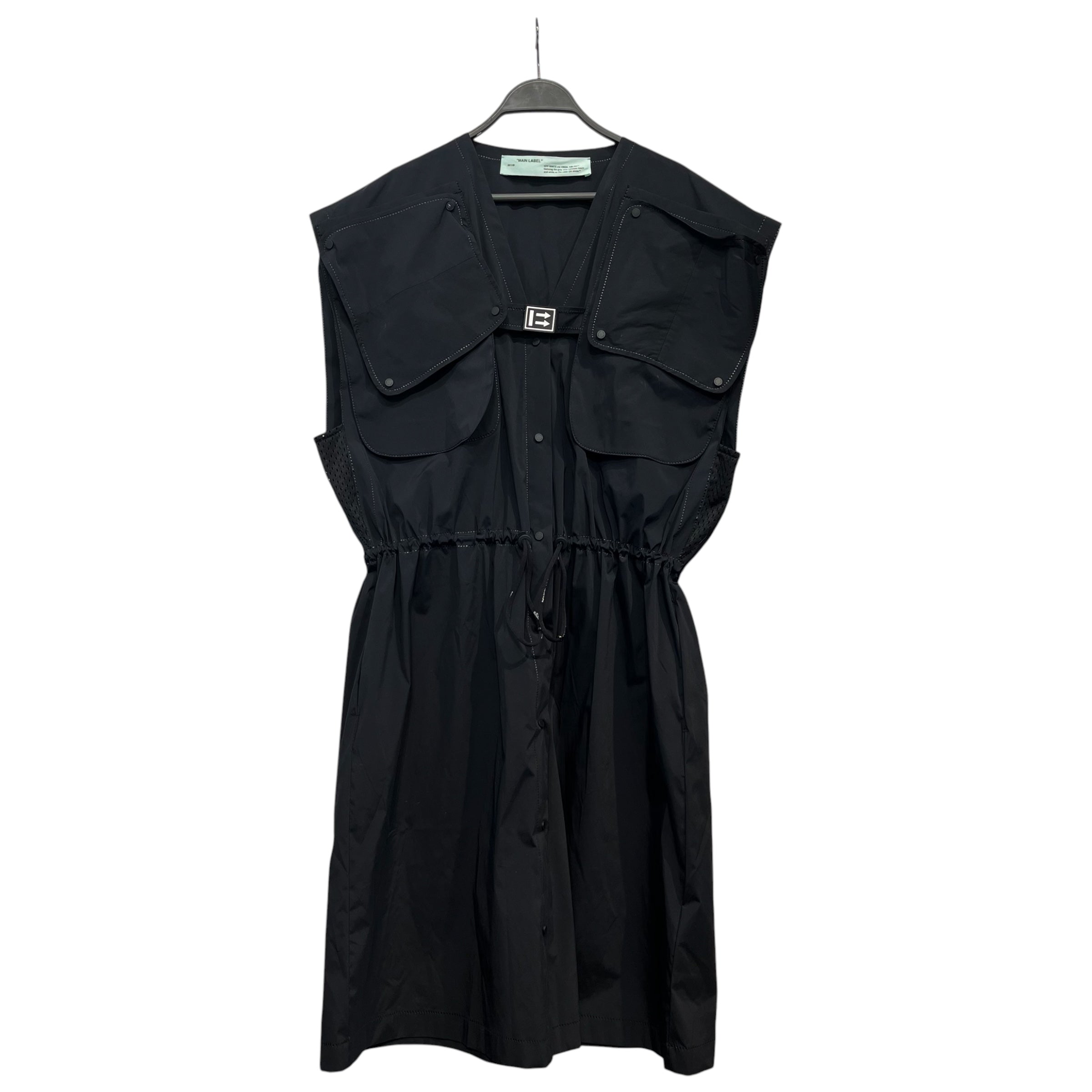 OFF-WHITE/SL Dress/Nylon/BLK/UTILITY POCKETS view 1