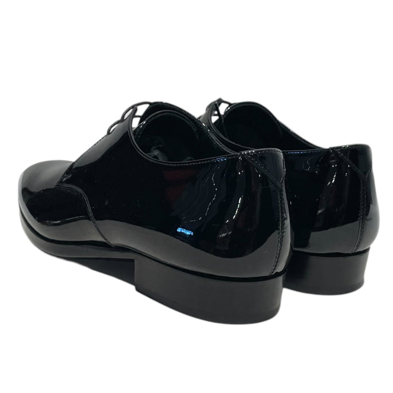 YVES SAINT LAURENT/Loafers/US 7.5/Leather/BLK/